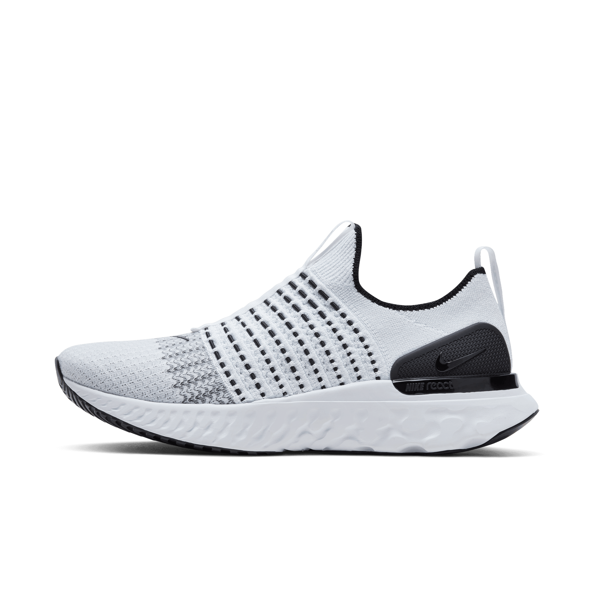 Mens white nike react sales