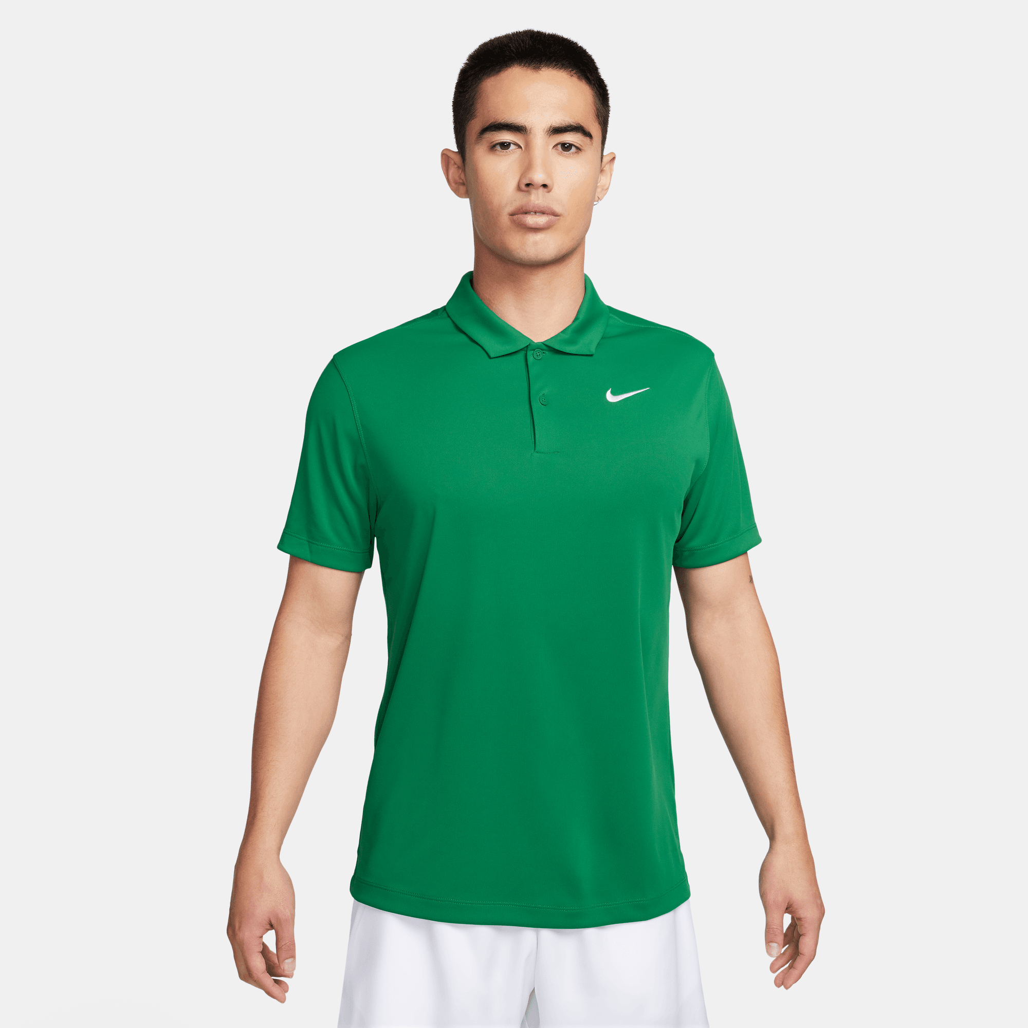 NIKECOURT DRI FIT MEN S TENNIS POLO MALACHITE WHITE Park Access