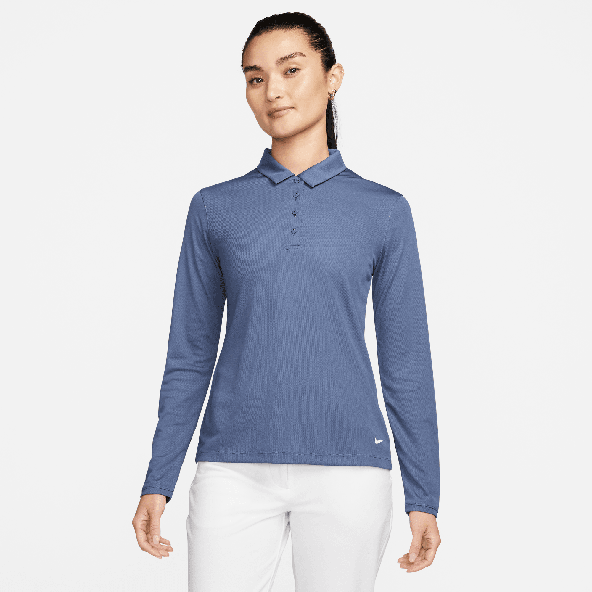 Dri fit long sleeve top collar