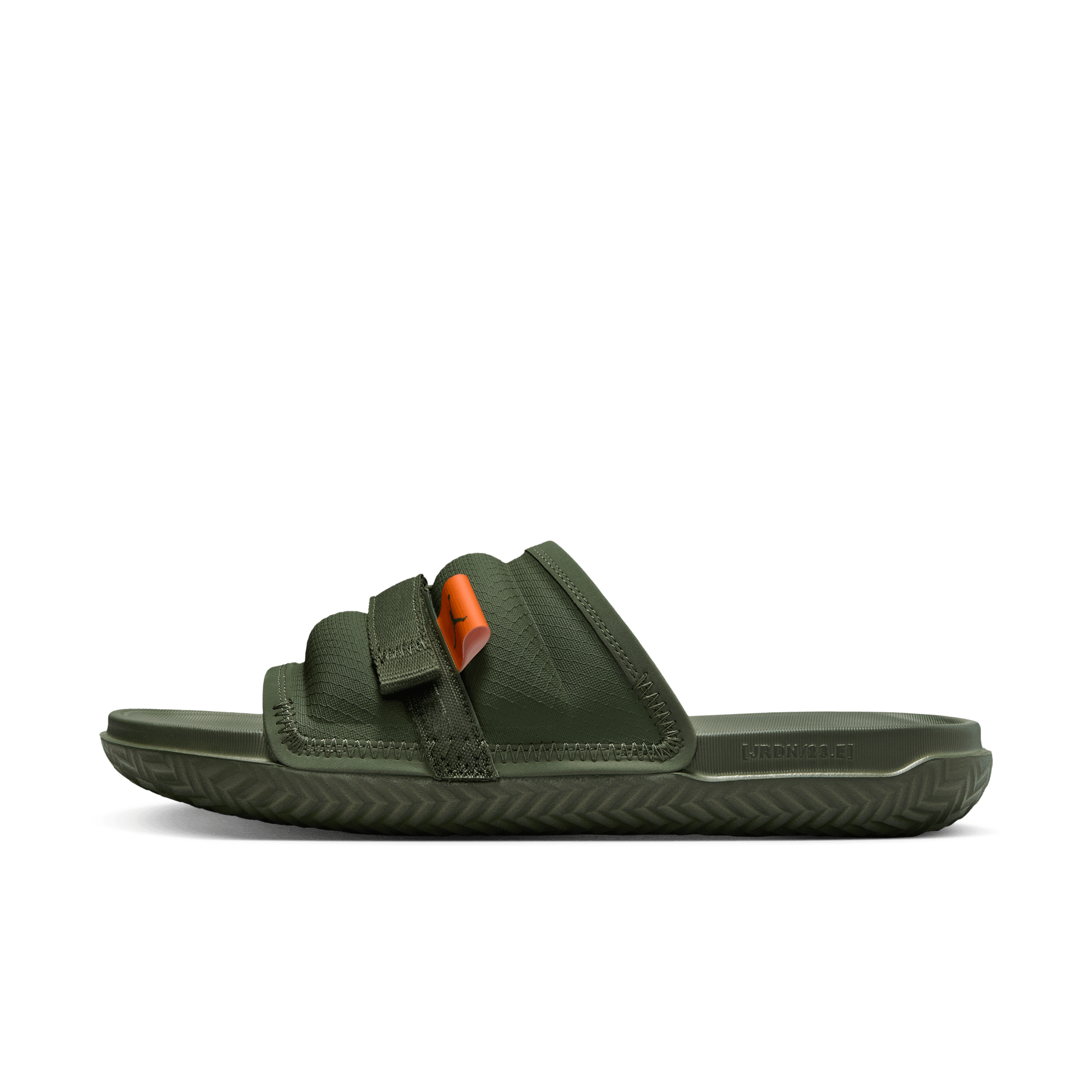 Green sales jordan slides