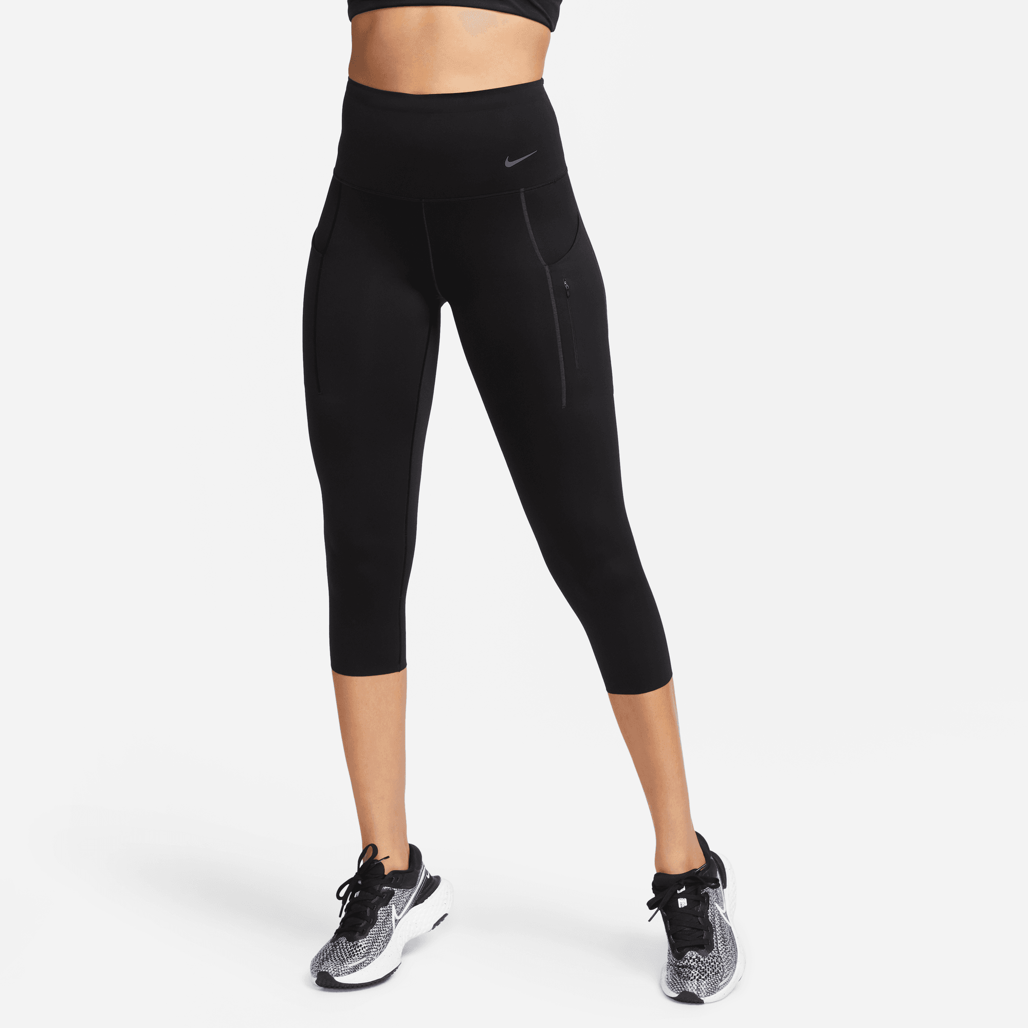 NIKE GO WOMEN S FIRM SUPPORT HIGH WAISTED CROPPED LEGGINGS WITH