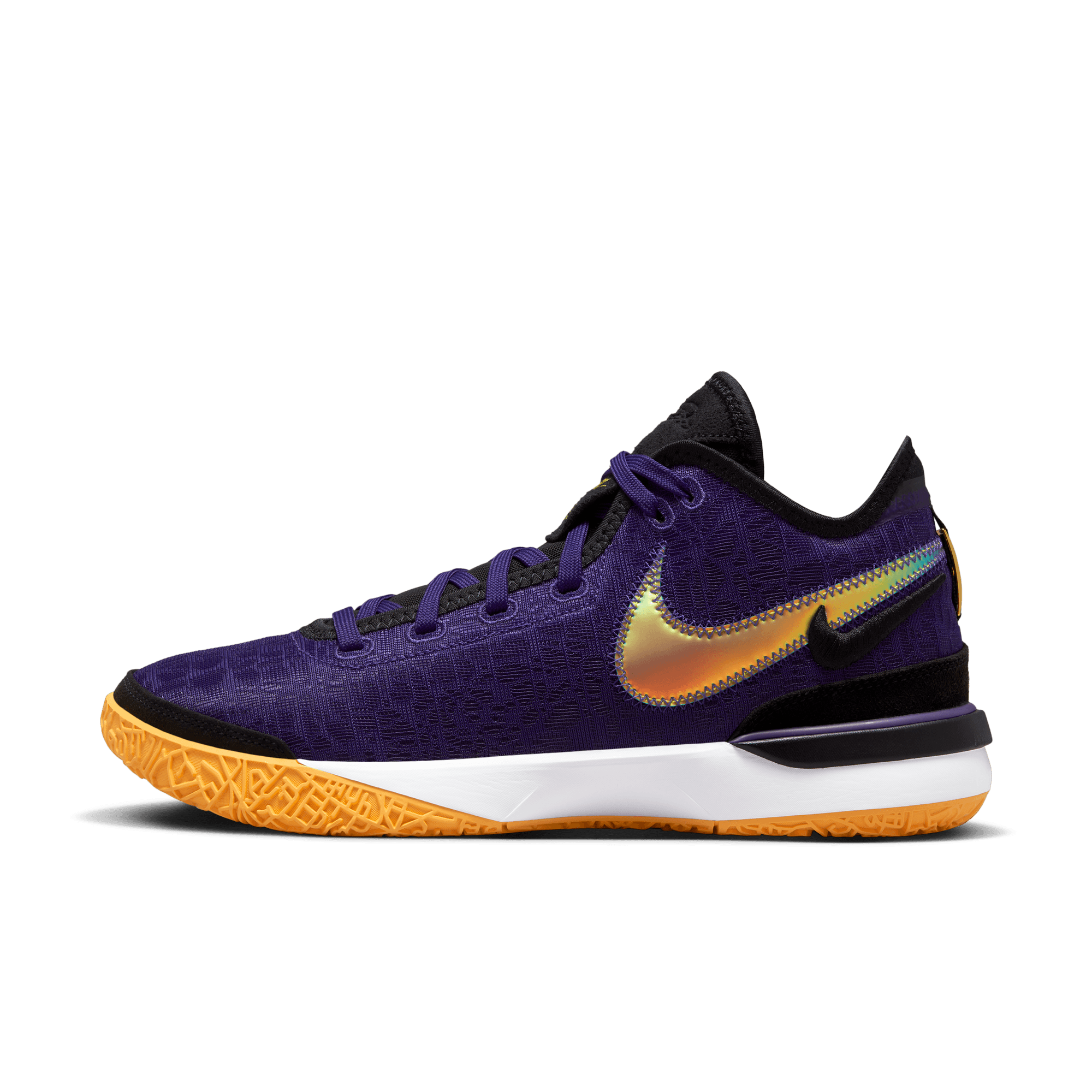 Purple and shop gold kd shoes