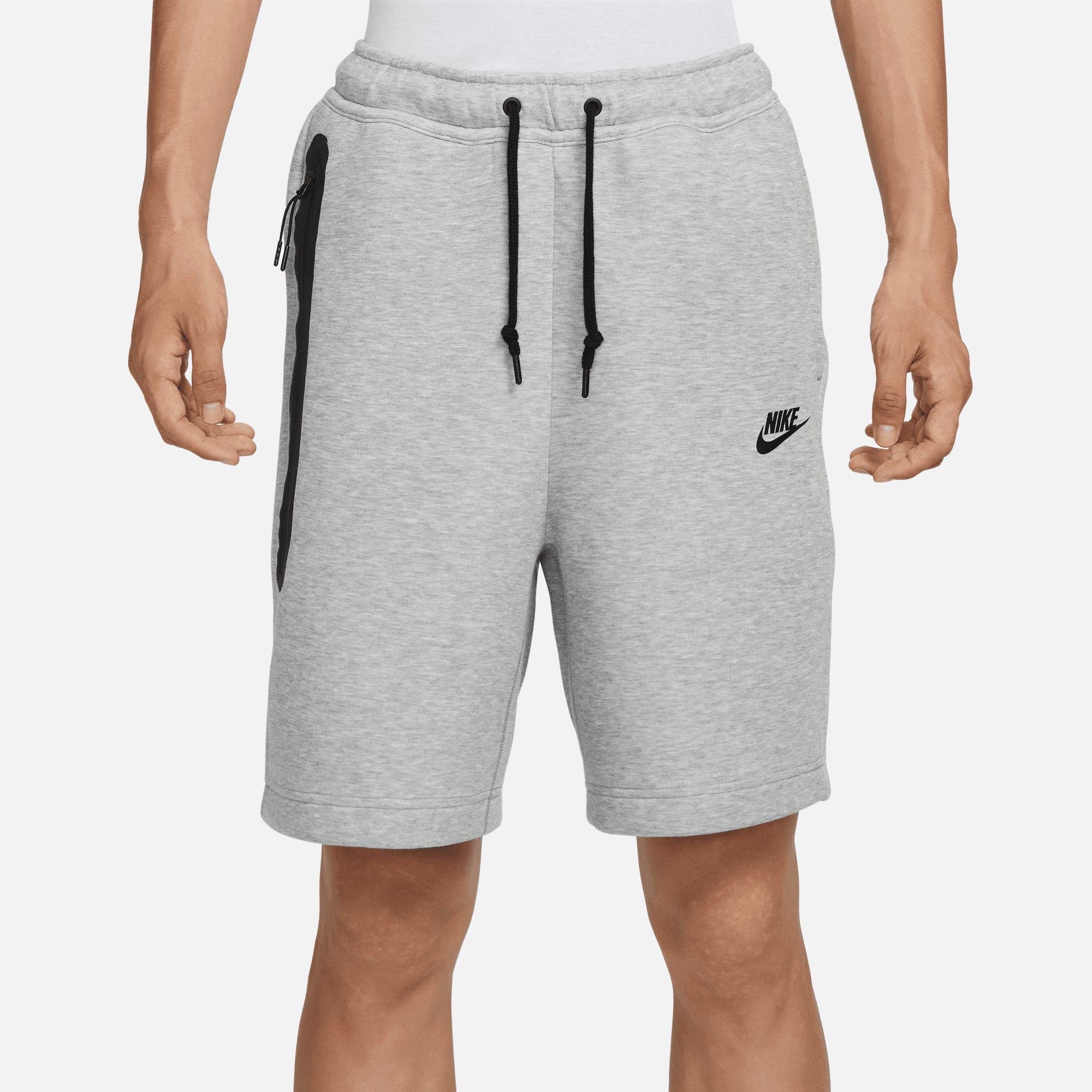 Grey tech fleece deals shorts