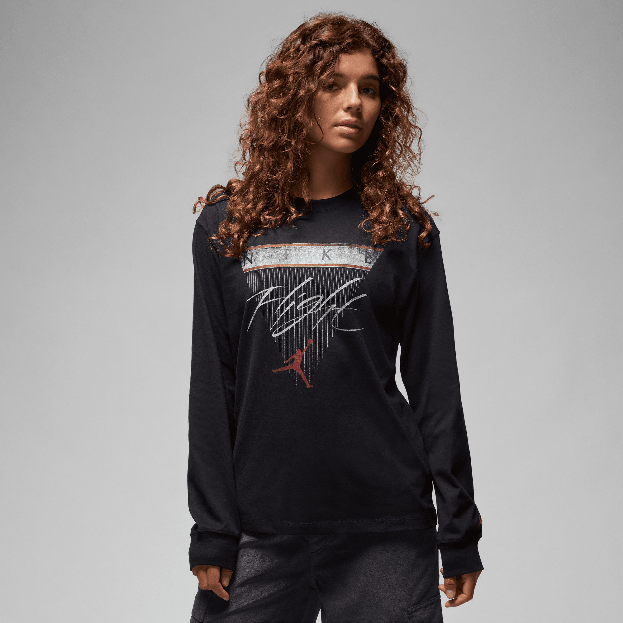 Jordan black long clearance sleeve