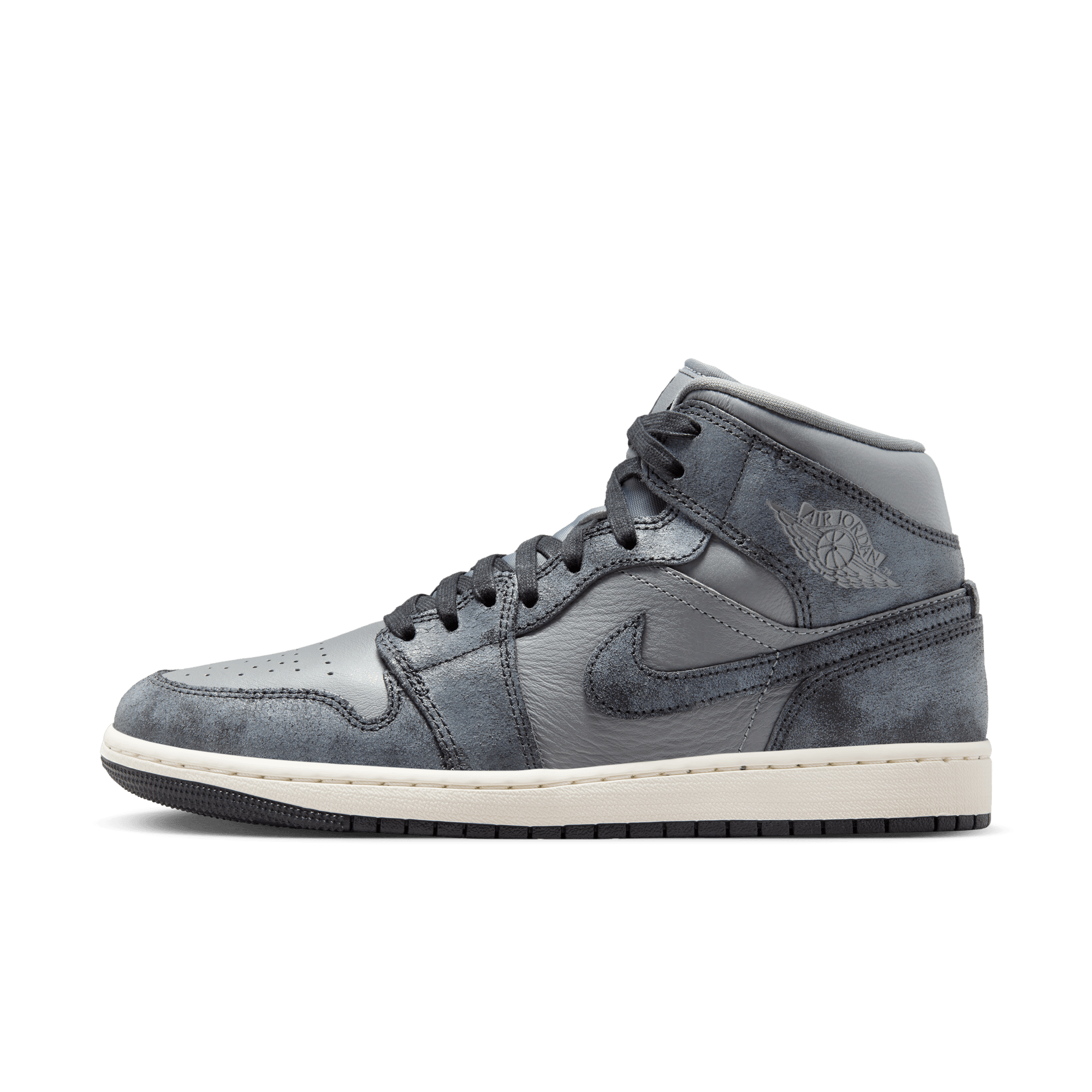 AIR JORDAN 1 MID SE WOMEN'S SHOES SMOKE GREY/OFF NOIR-SAIL – Park