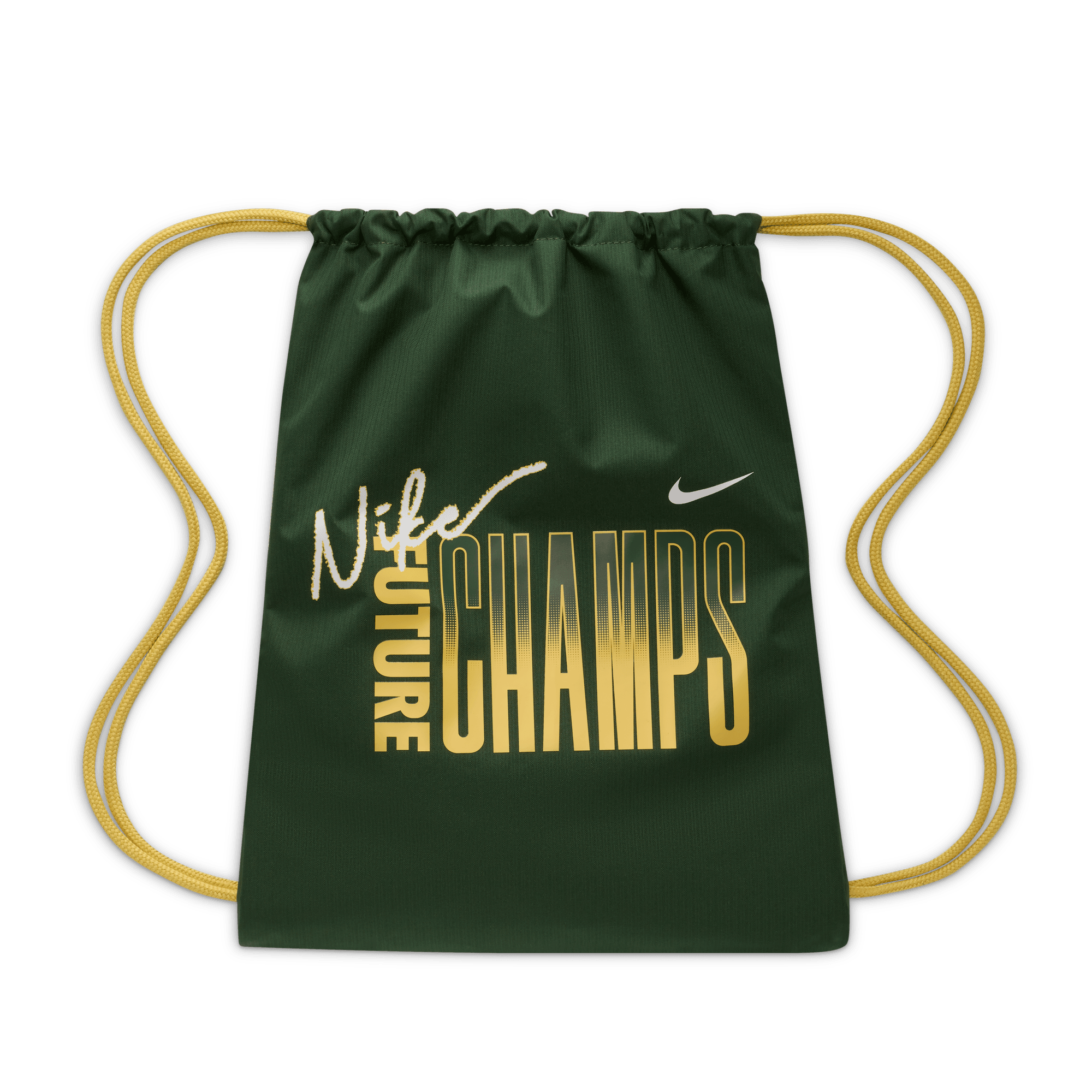 Gold sales nike bag