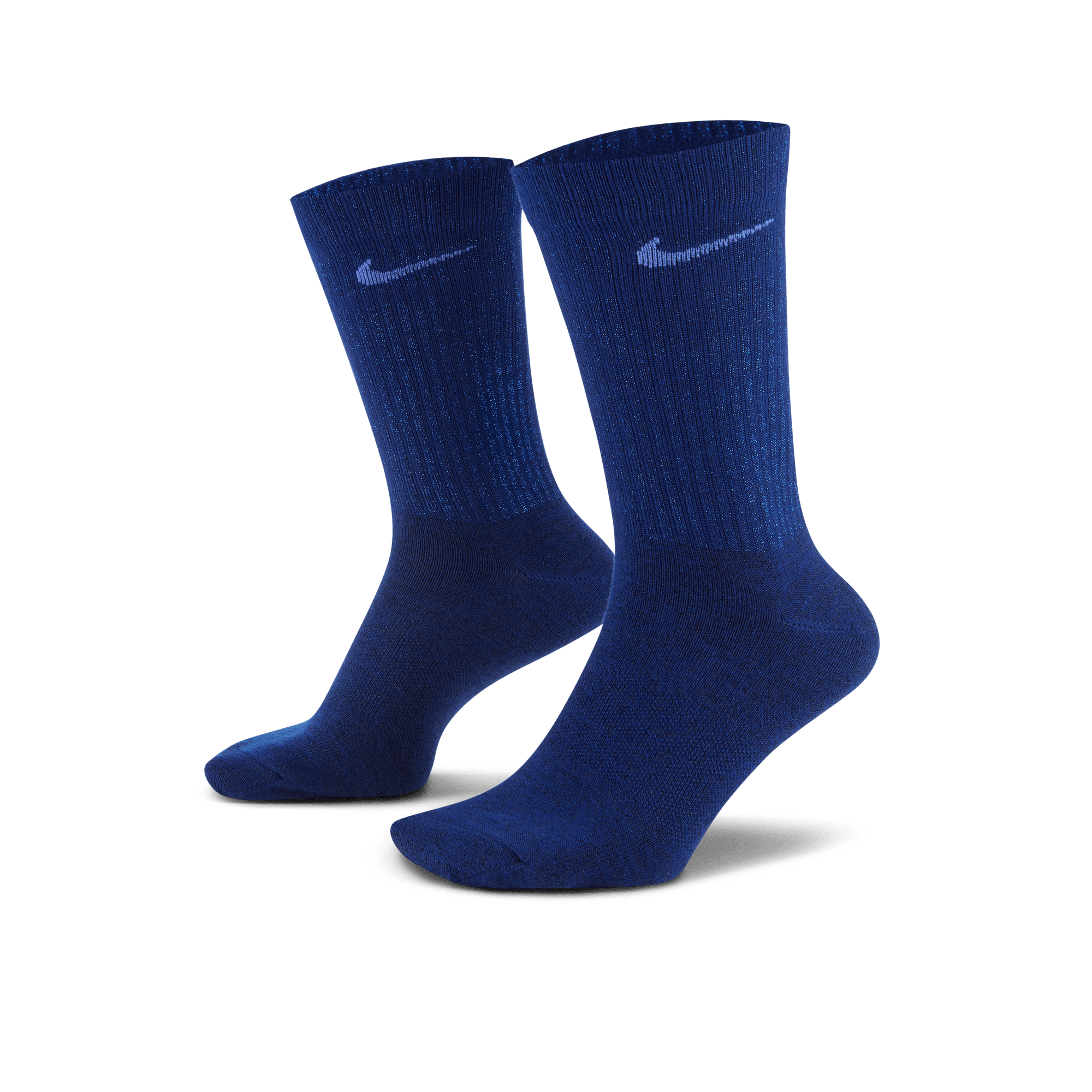 Blue nike top crew socks