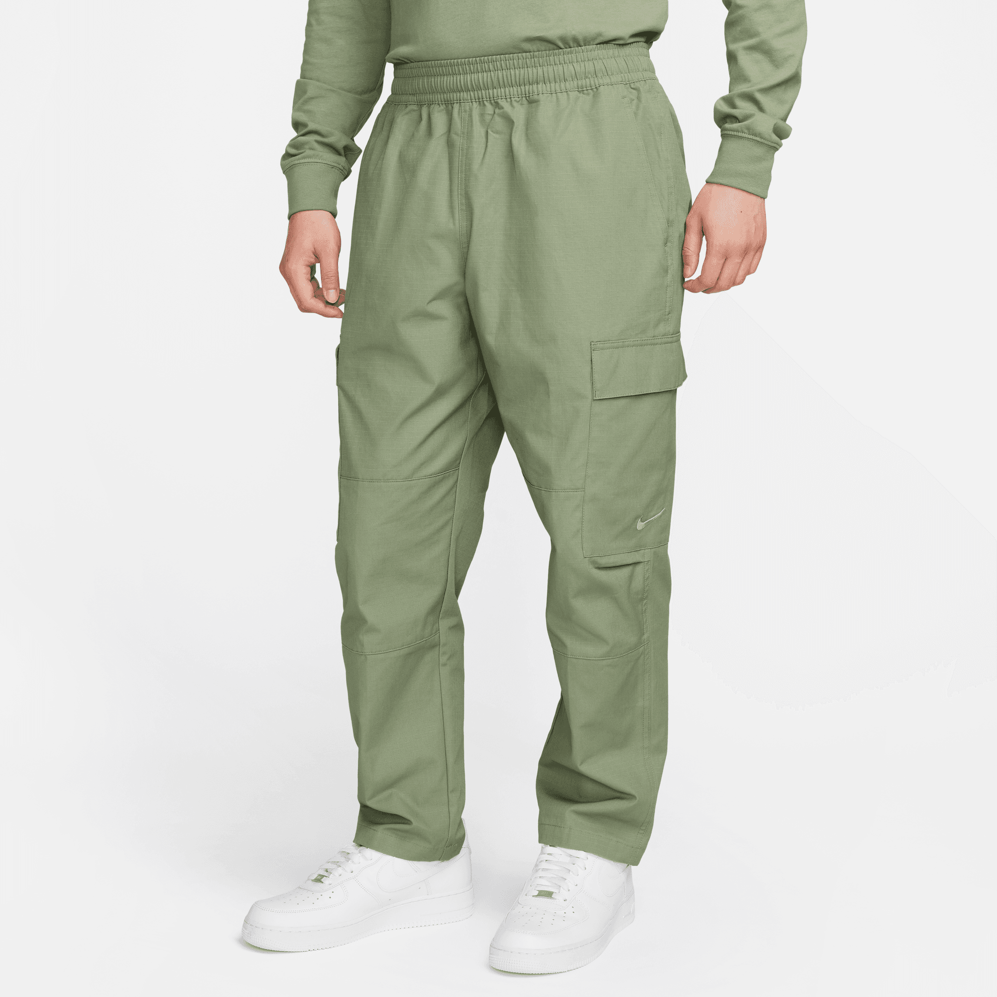 NIKE MEN'S WOVEN CARGO PANTS OIL GREEN/SAIL/OIL GREEN – Park Access