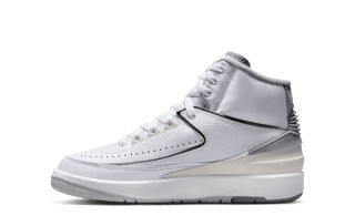 OLDER KIDS' AIR JORDAN 2 RETRO 'WHITE/CEMENT GREY-SAIL-BLACK'