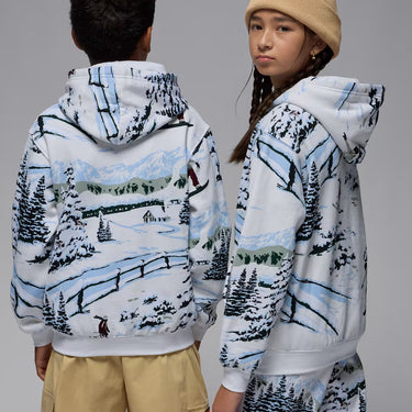 JORDAN BROOKLYN FLEECE BIG KIDS' HOLIDAY PULL OVER HOODIE