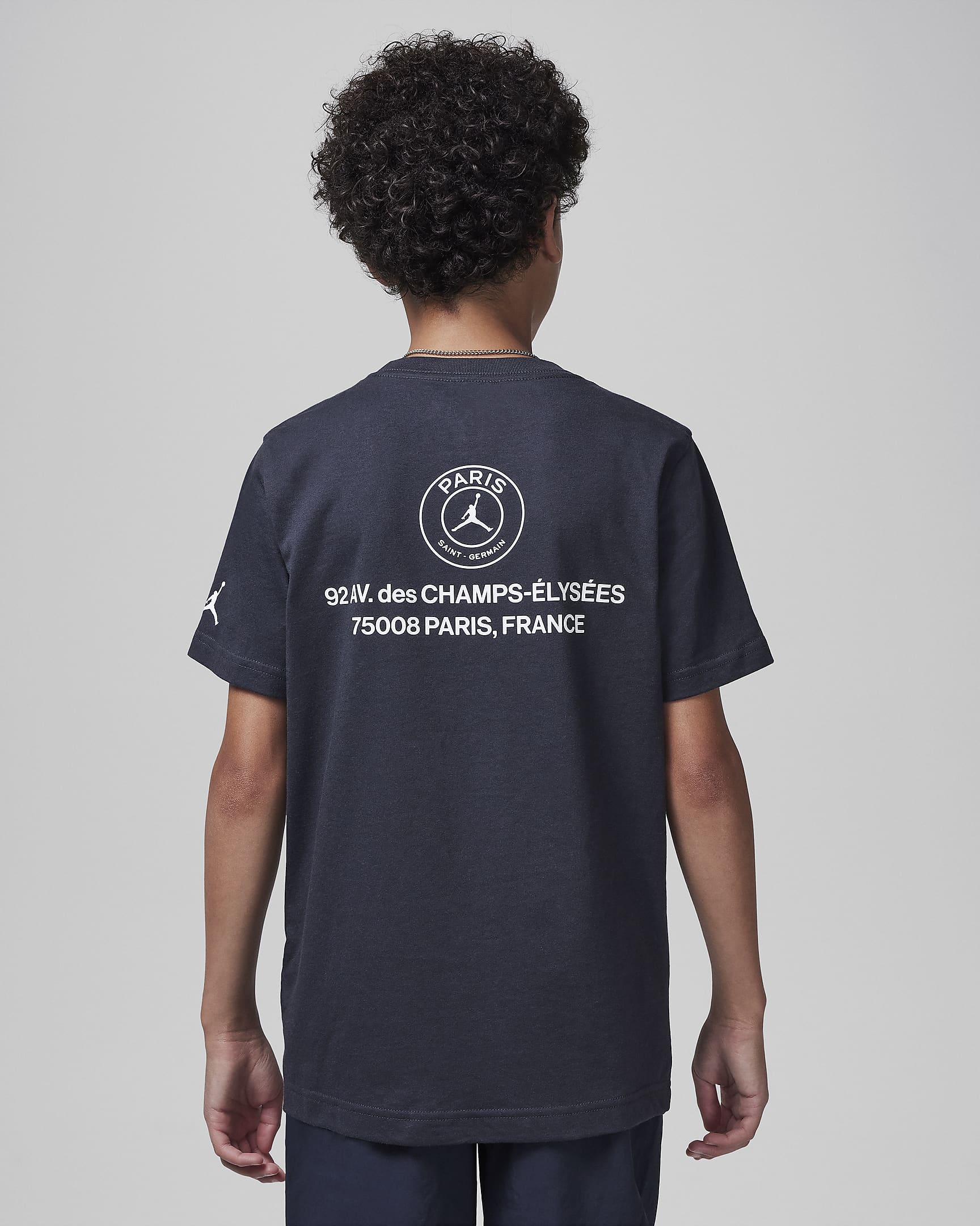 JORDAN BIG KIDS' LIGHTNING PARIS SAINT-GERMAIN T-SHIRT