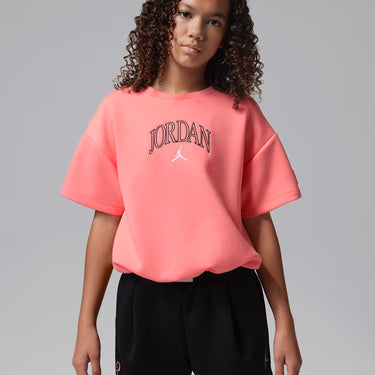 JORDAN BIG KIDS' FLOWER OF FRIENDSHIP KNIT TOP (GS)