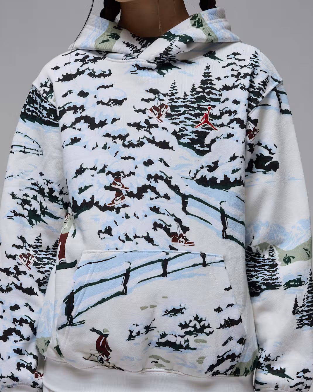 JORDAN BROOKLYN FLEECE BIG KIDS' HOLIDAY PULL OVER HOODIE