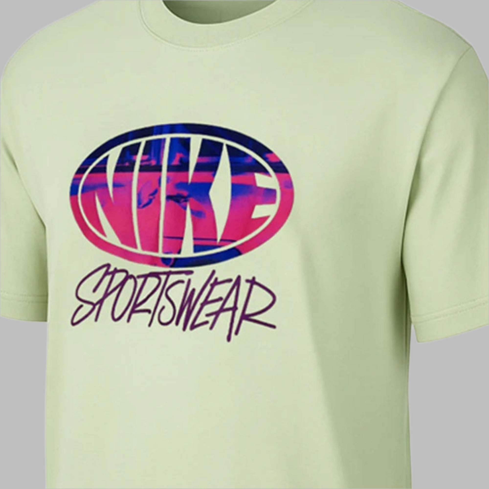 NIKE SPORTSWEAR MEN'S MAX90 T-SHIRT HONEYDEW/VIOTECH