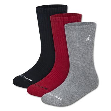 JORDAN BASELINE SOCKS (PACK OF 3) FOR BIG KIDS' (GS) 9-11 Y.O.
