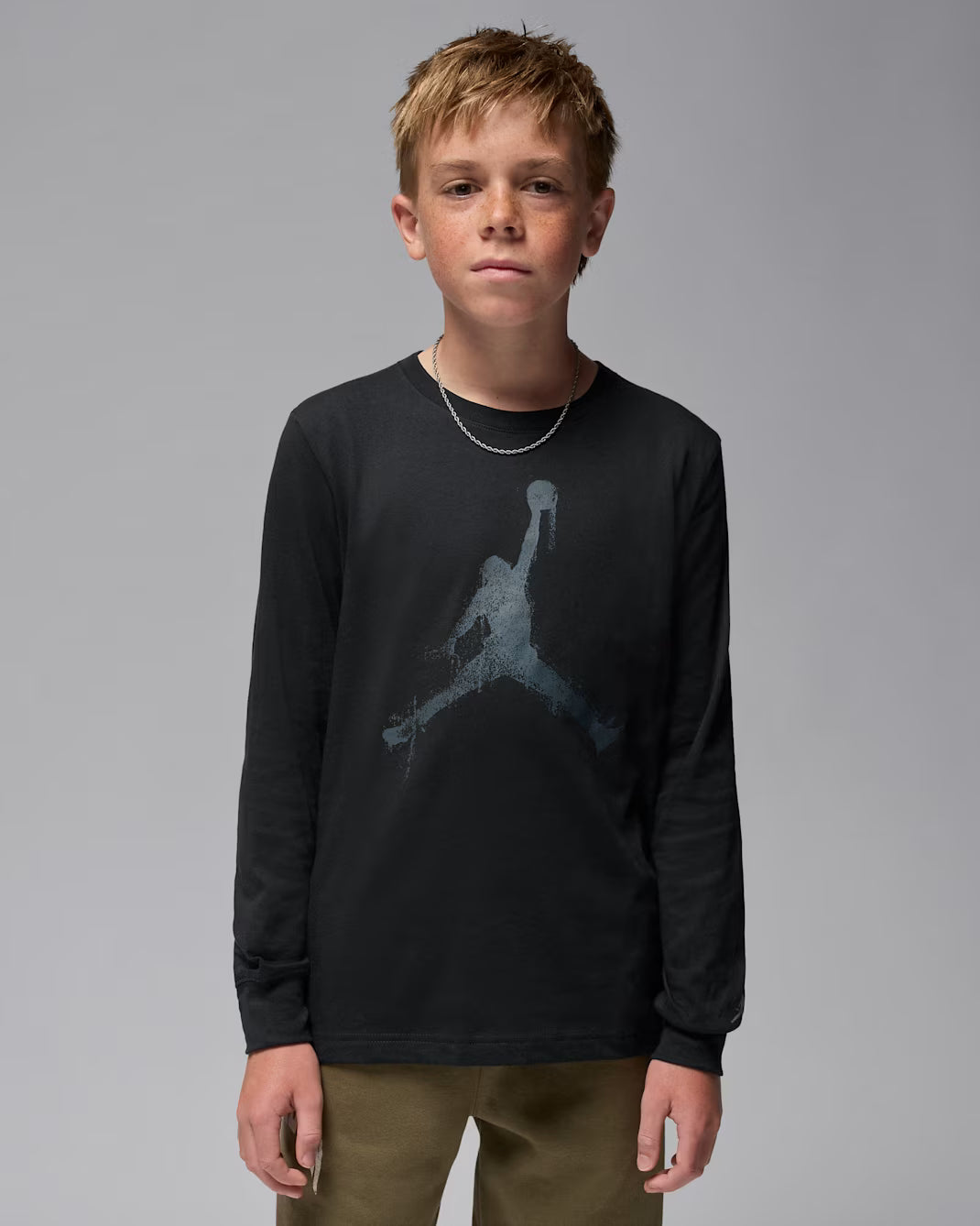 JORDAN BIG KIDS' JUMPMAN DRIP LONG-SLEEVES T-SHIRT
