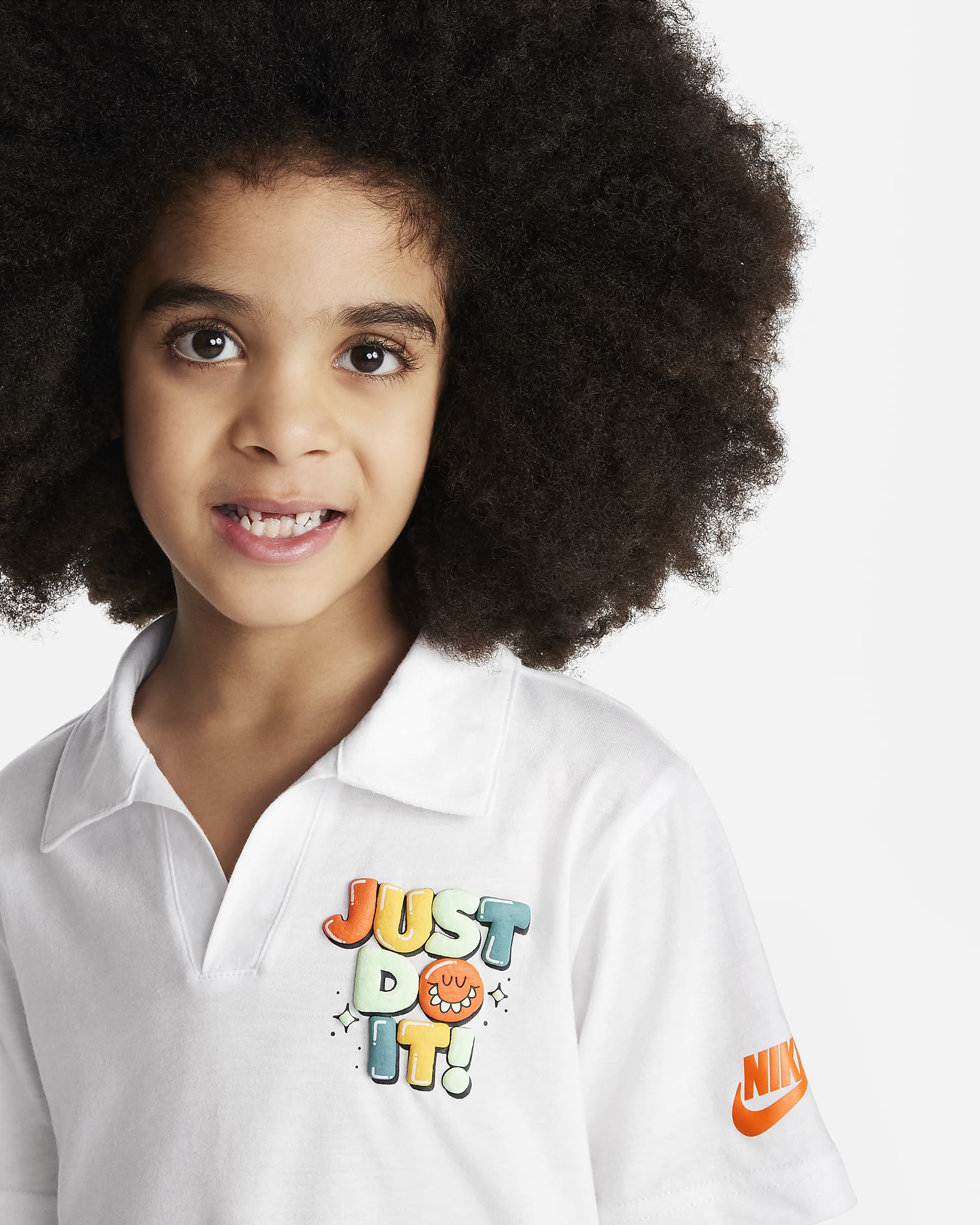 NIKE SPORTSWEAR CREATE YOUR OWN ADVENTURE LITTLE KIDS' POLO AND SHORTS SET