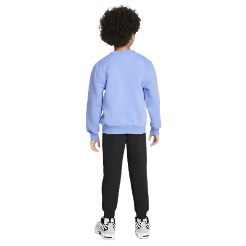 NIKE SPORTSWEAR POWDER PLAY LITTLE CHILDREN'S LIGHT WEIGHT FLEECE 2-PIECE CREW