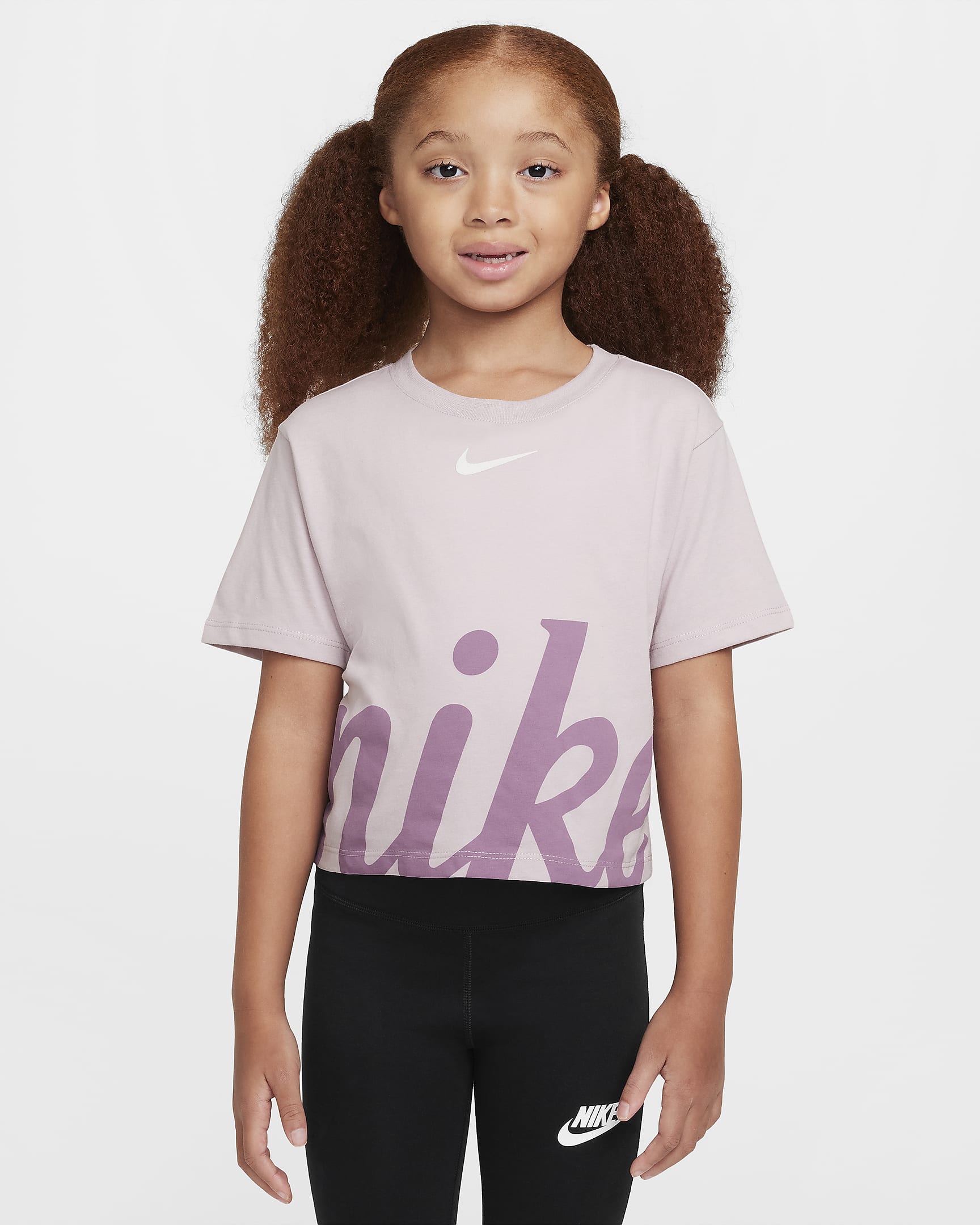 NYA NIKE GIRLS COZY GRAPHIC TEE