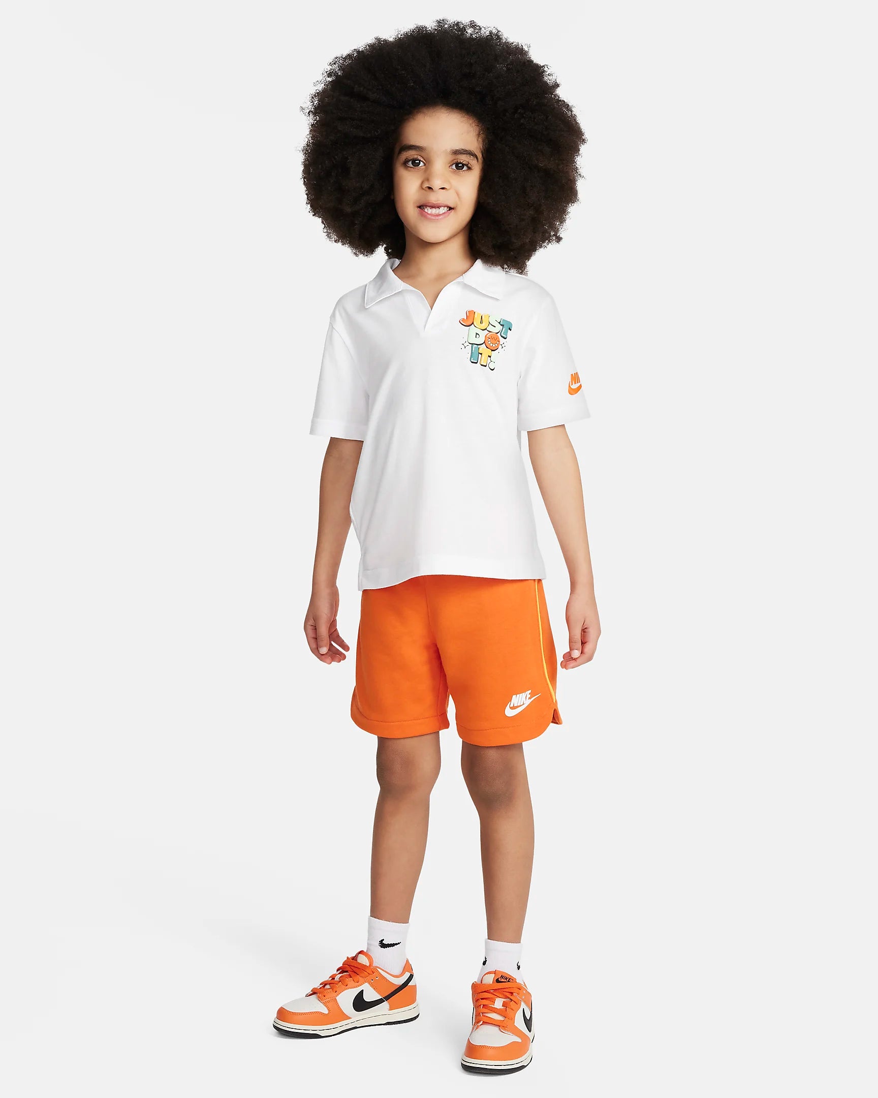 NIKE SPORTSWEAR CREATE YOUR OWN ADVENTURE LITTLE KIDS' POLO AND SHORTS SET