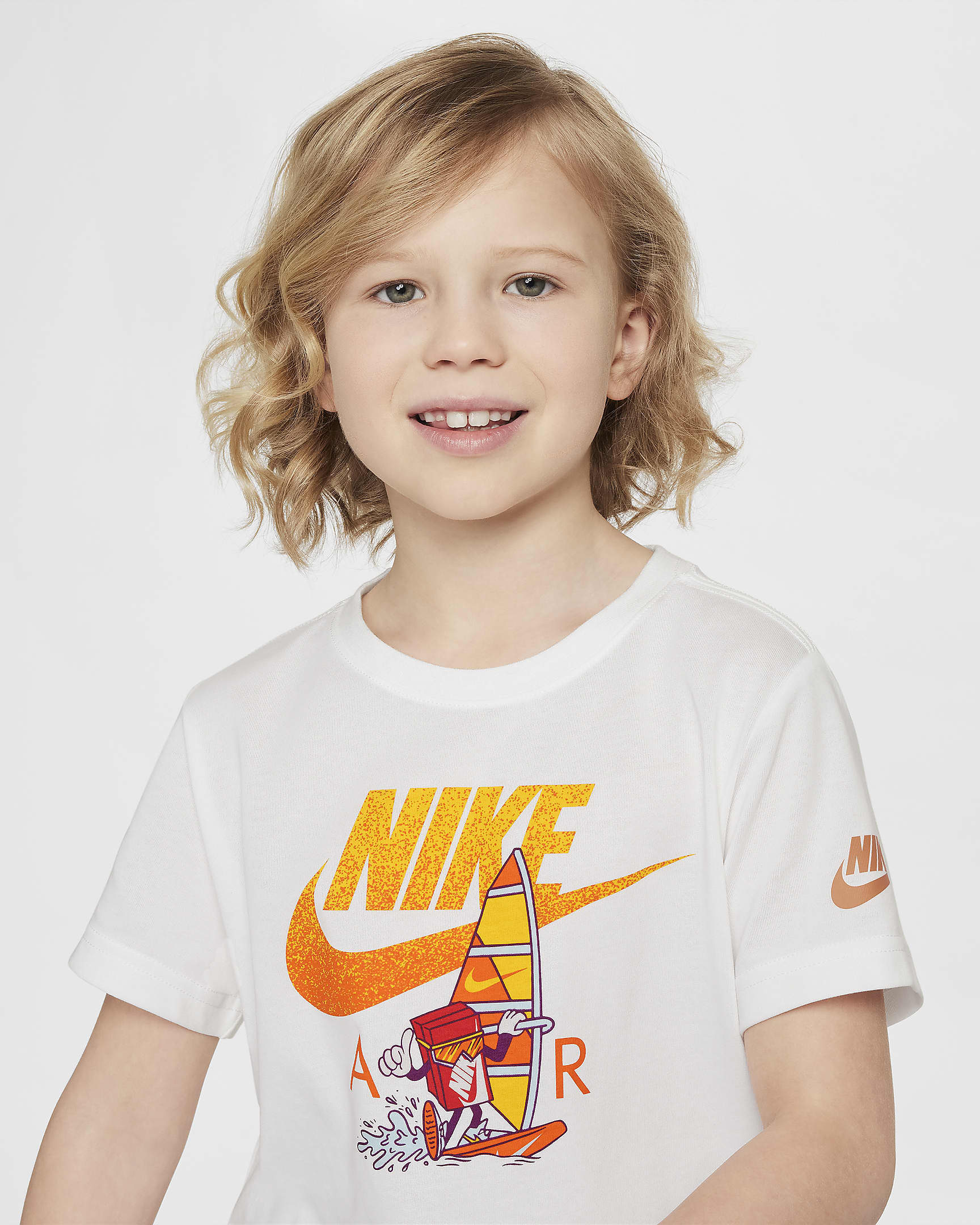 NIKE AIR LITTLE KIDS' BOXY WINDSURFING T-SHIRT