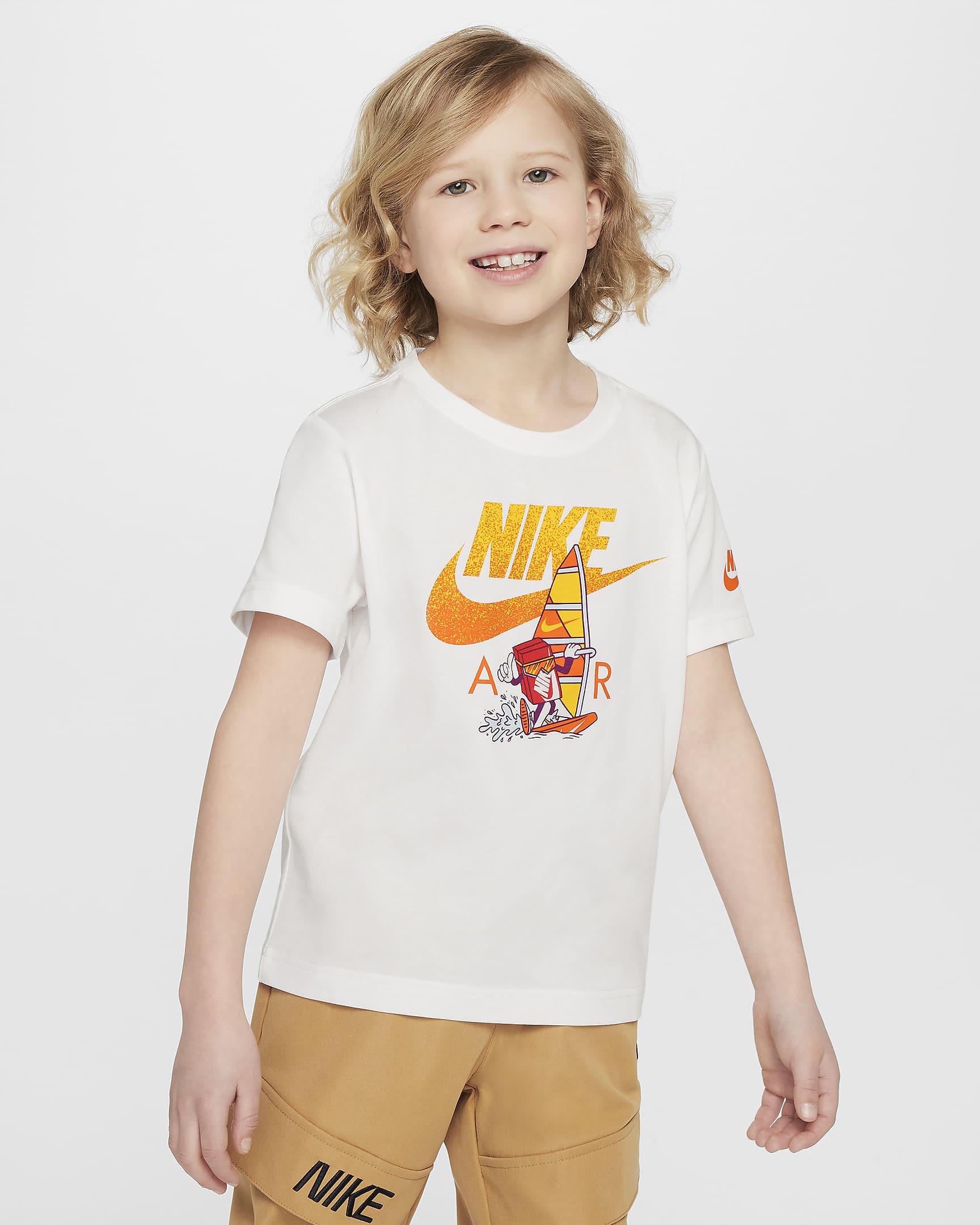 NIKE AIR LITTLE KIDS' BOXY WINDSURFING T-SHIRT