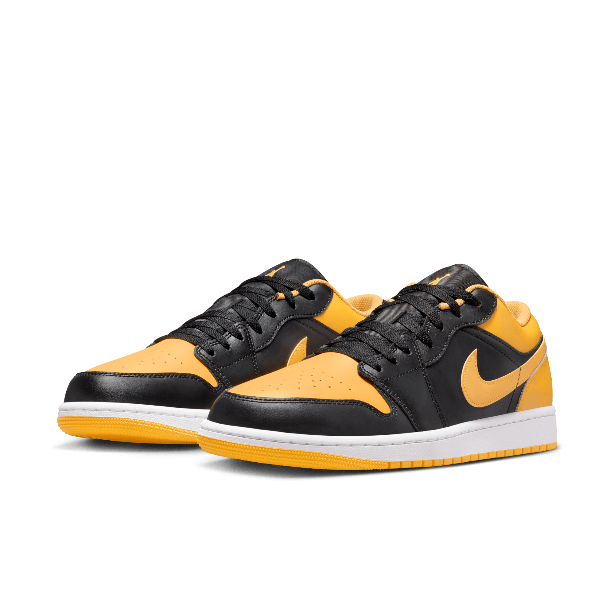 AIR JORDAN 1 LOW MEN S SHOES BLACK YELLOW OCHRE WHITE Park Access