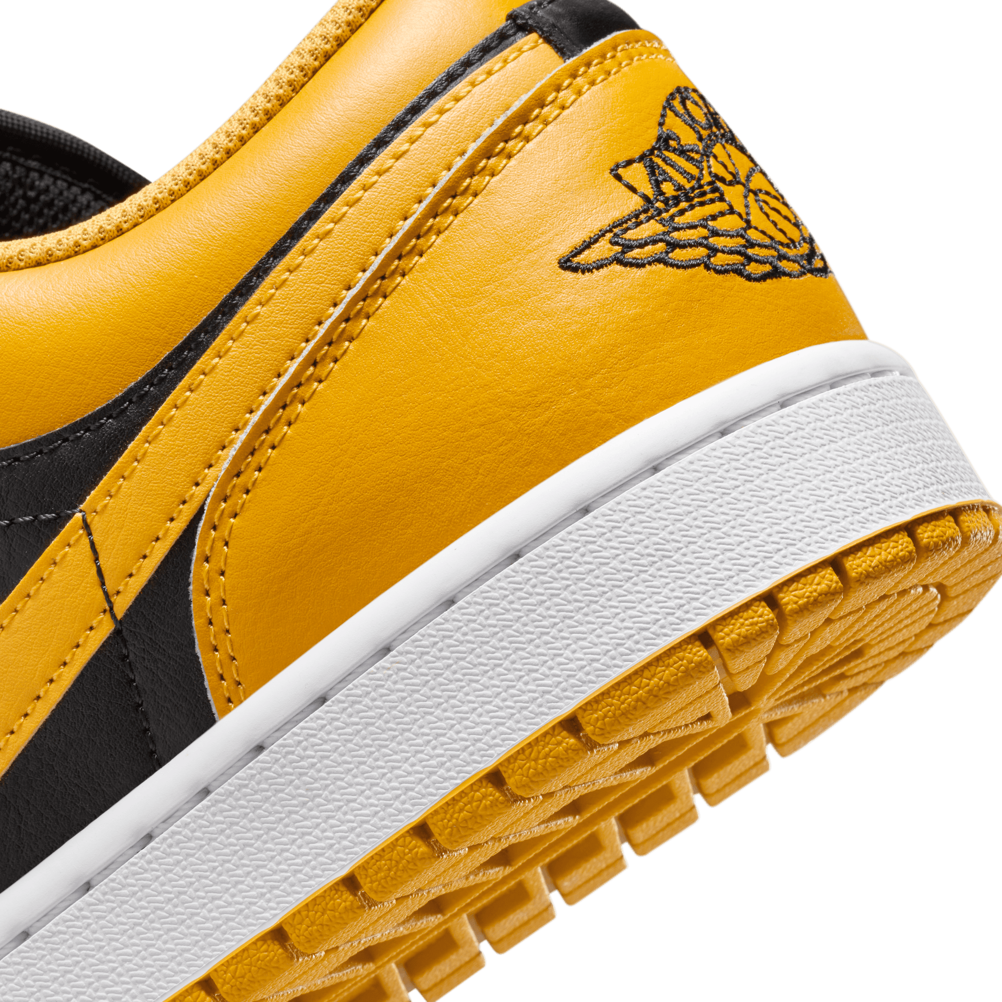 AIR JORDAN 1 LOW MEN S SHOES BLACK YELLOW OCHRE WHITE Park Access