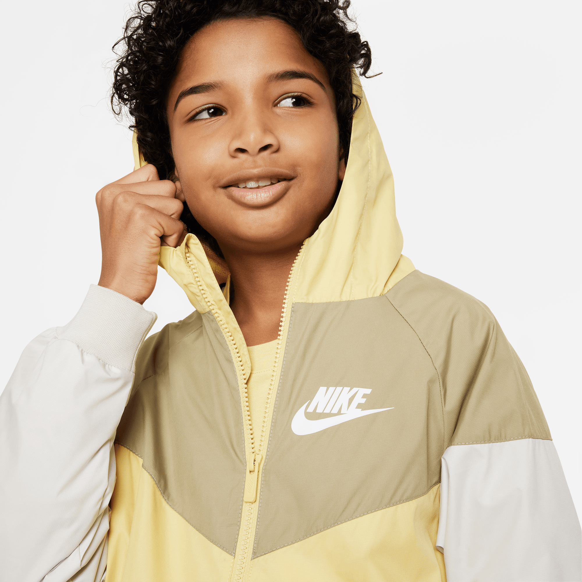 NIKE SPORTSWEAR WINDRUNNER BIG KIDS' (BOYS') LOOSE HIP-LENGTH HOODED ...