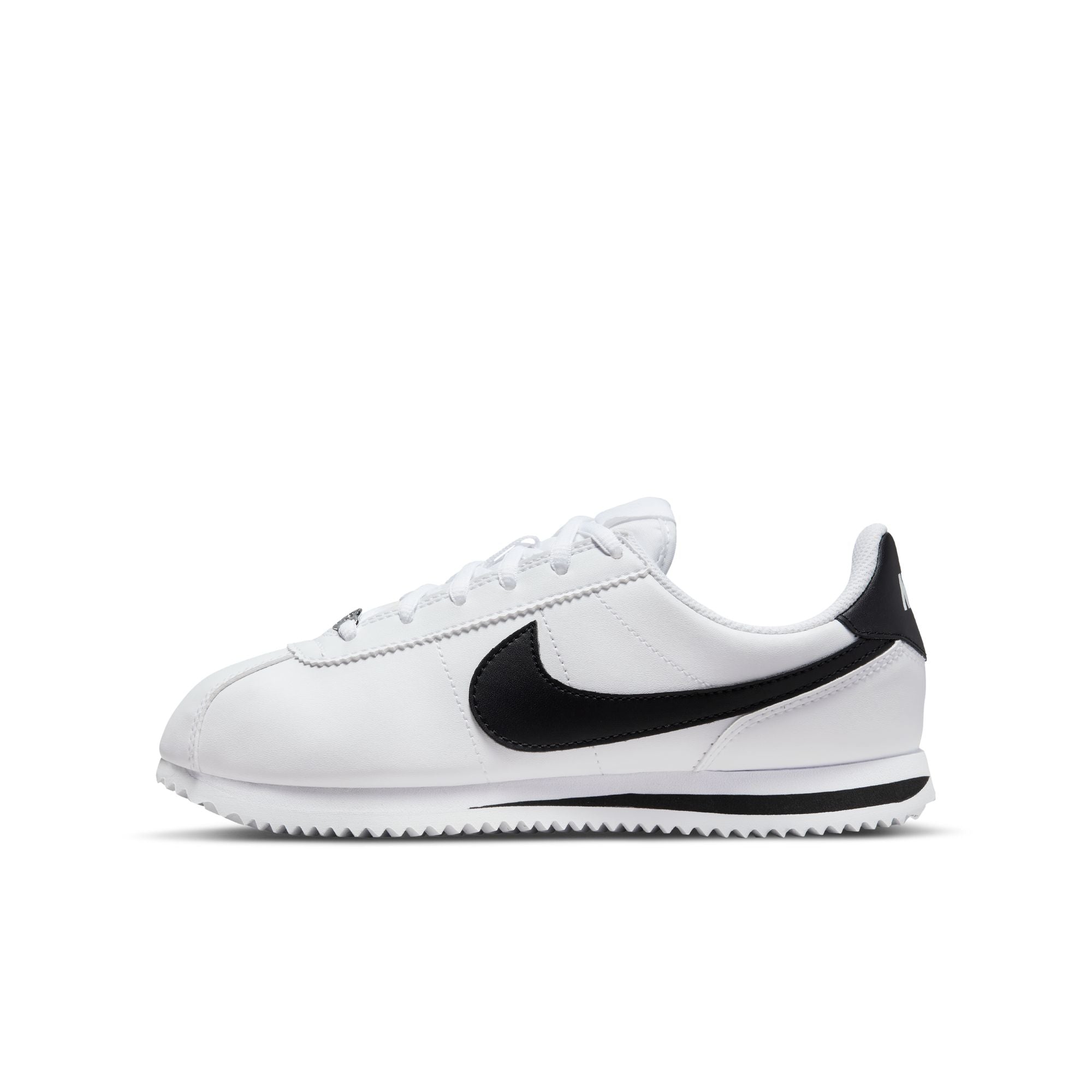 NIKE CORTEZ BASIC SL BIG KIDS' SHOES WHITE/BLACK – Park Access