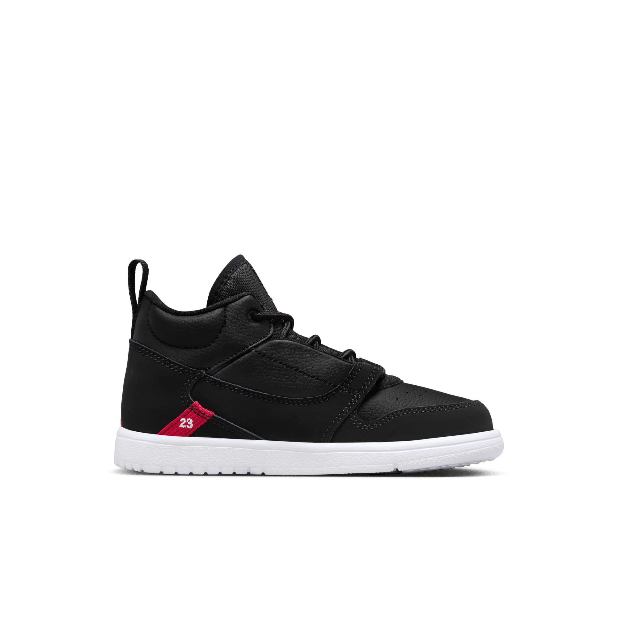 Jordan fadeaway black and top red