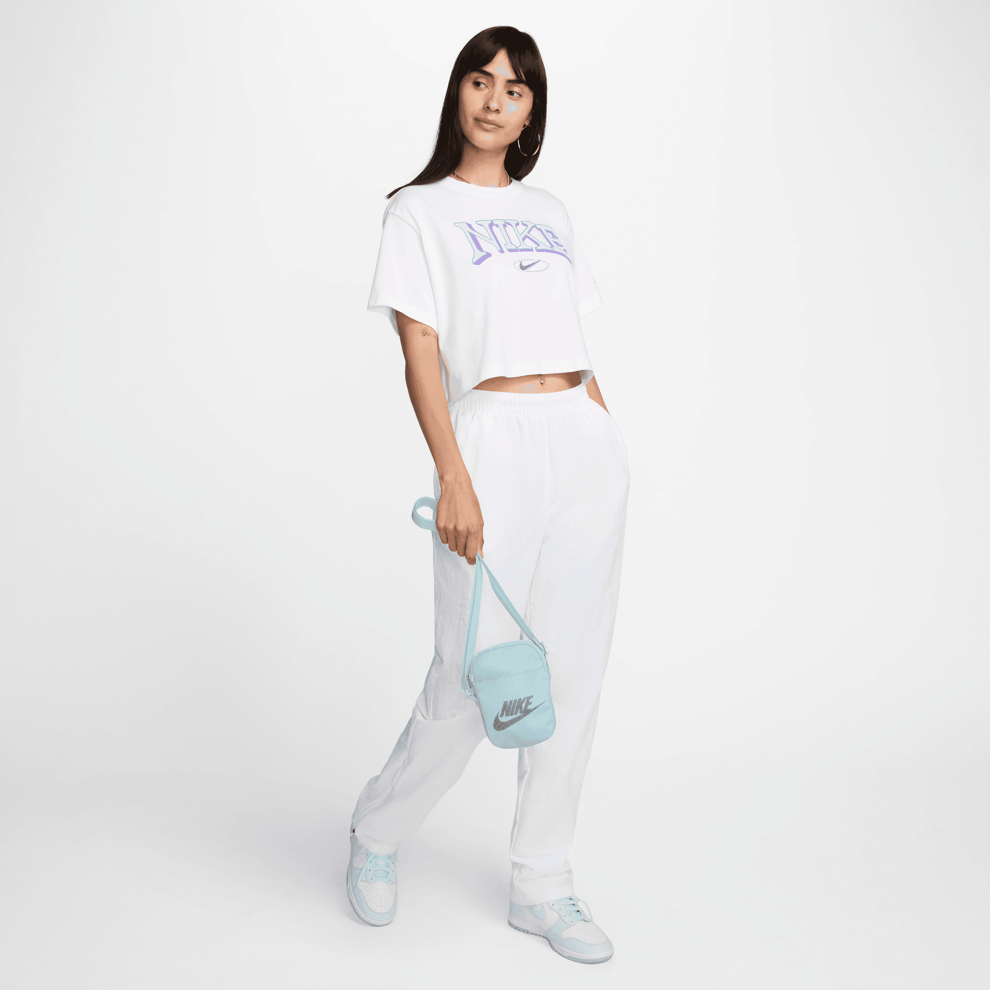 NIKE HERITAGE CROSSBODY BAG SMALL 1L GLACIER BLUE GLACIER BLUE SUMMIT WHITE Park Access