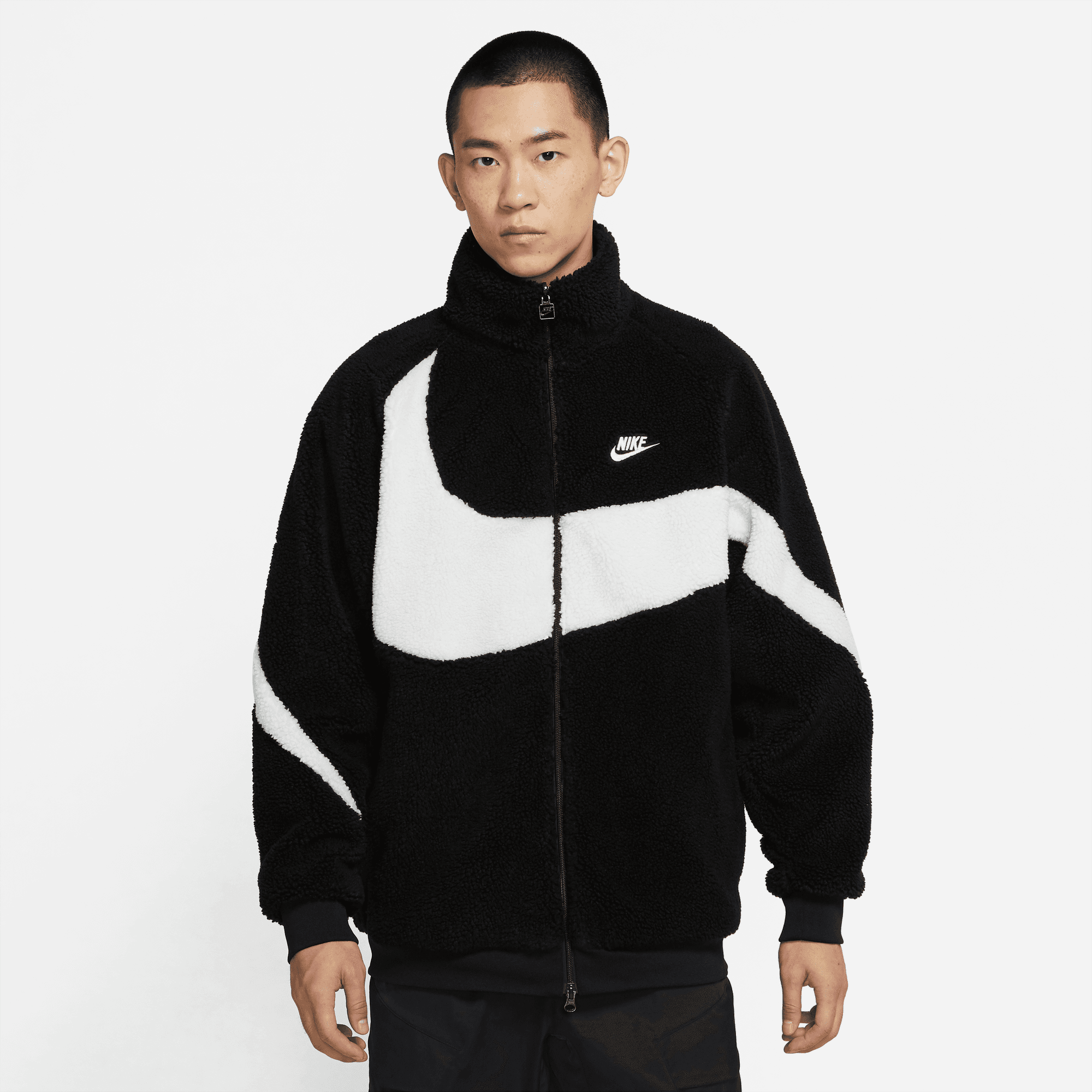 NIKE SPORTSWEAR SWOOSH MEN' S FULL-ZIP REVERSIBLE JACKET