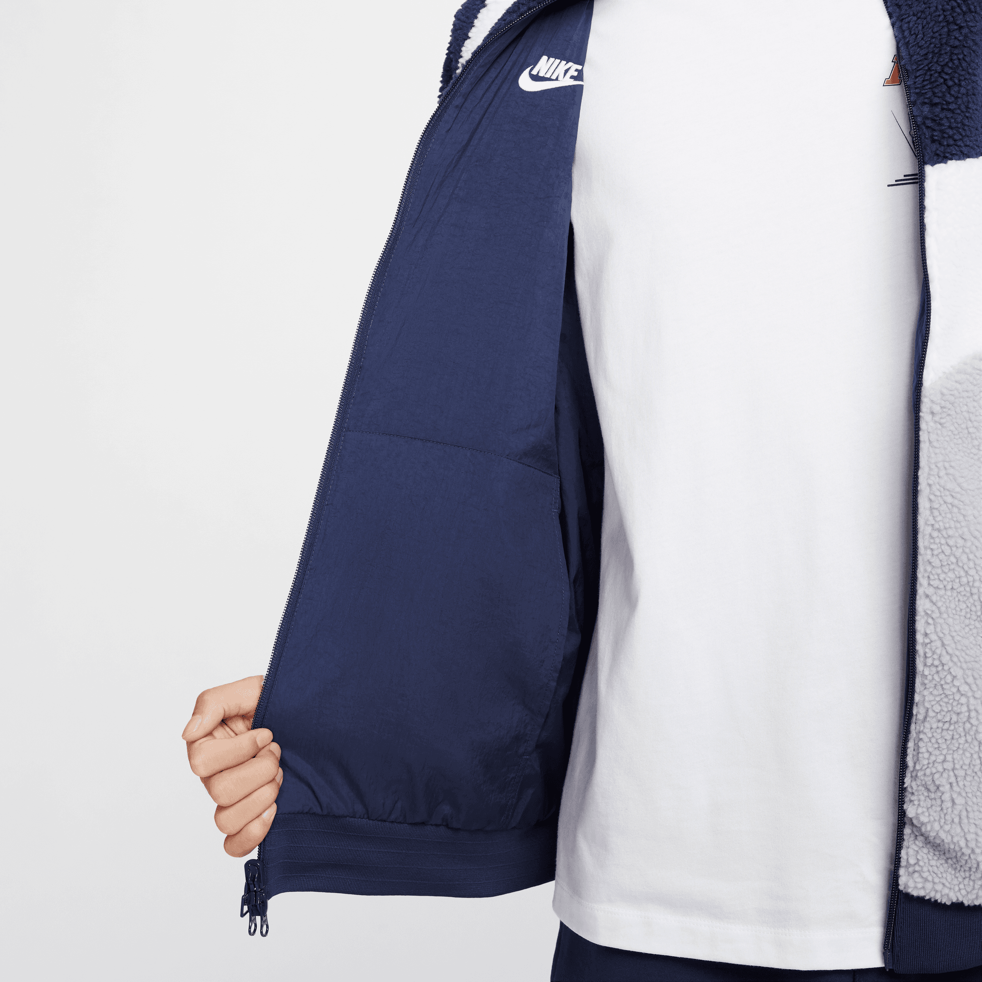 Nike sportswear reversible swoosh fullzip jacket clearance