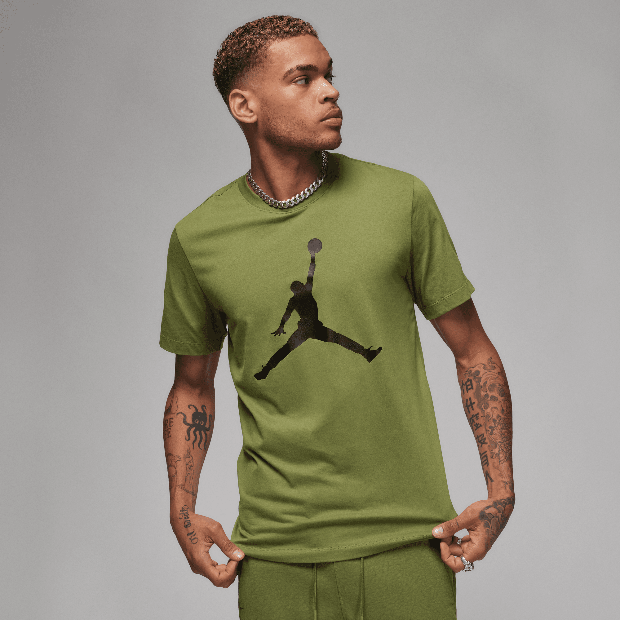 jordan olive shirt