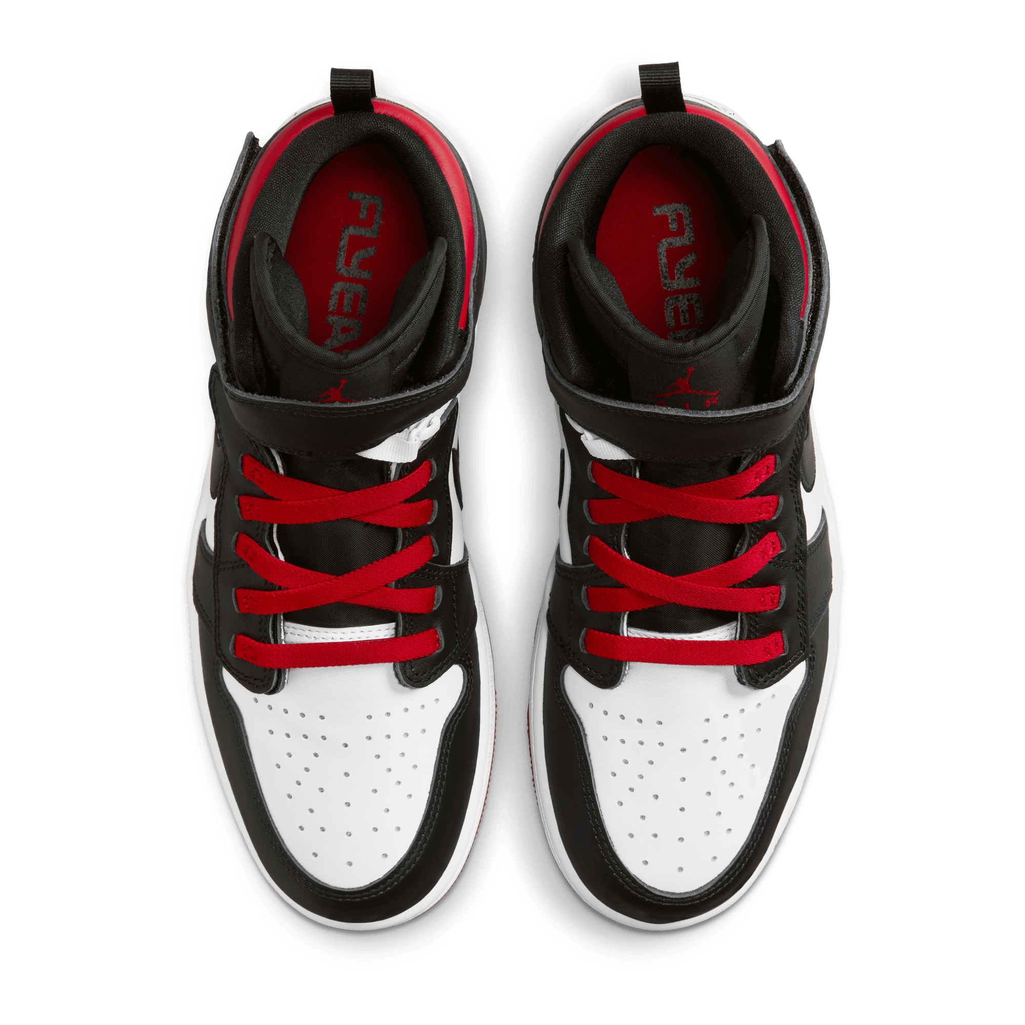 Jordan aj 1 mid sales se - men's black/gym red/white