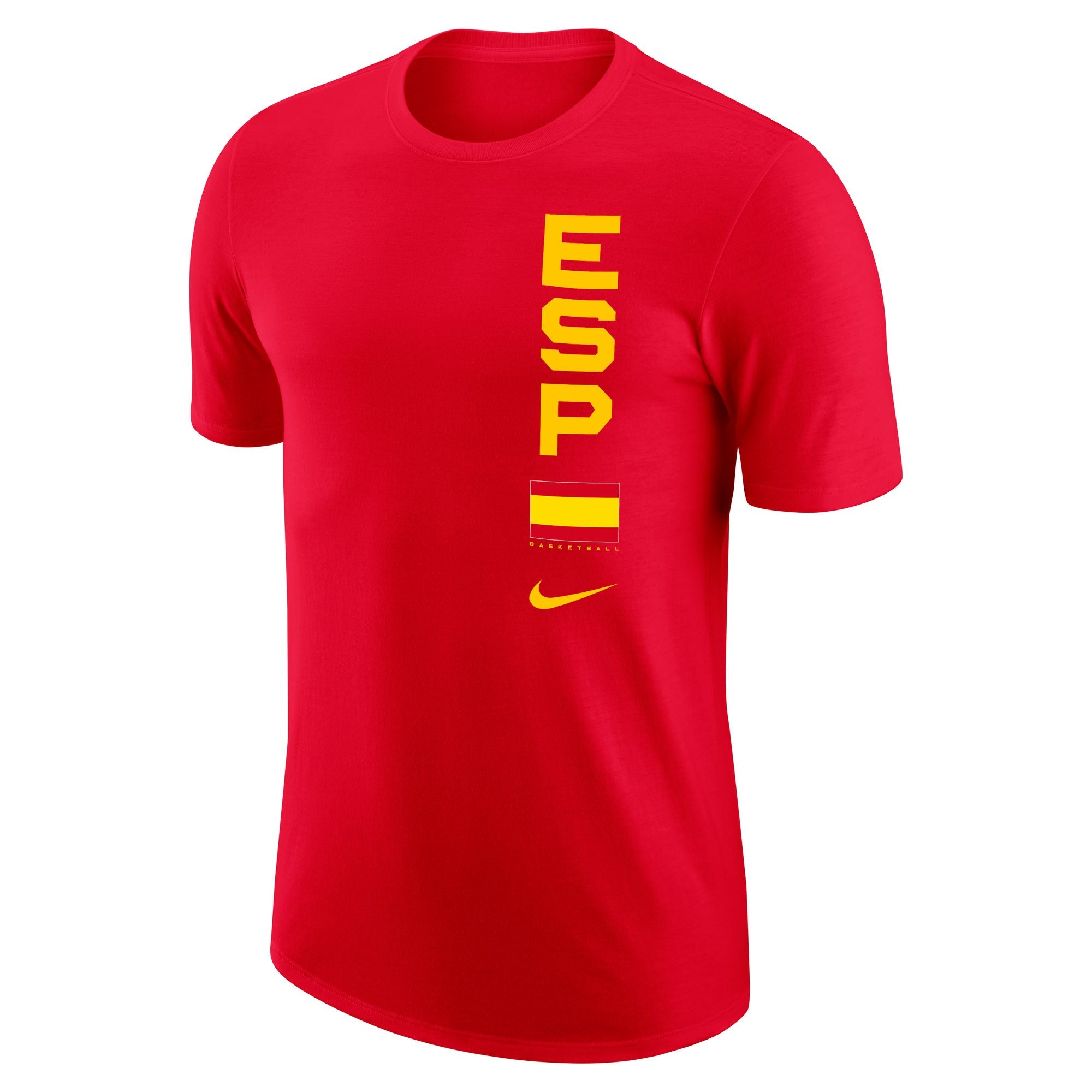 SPAIN NIKE DRI-FIT MEN'S TEAM BASKETBALL T-SHIRT