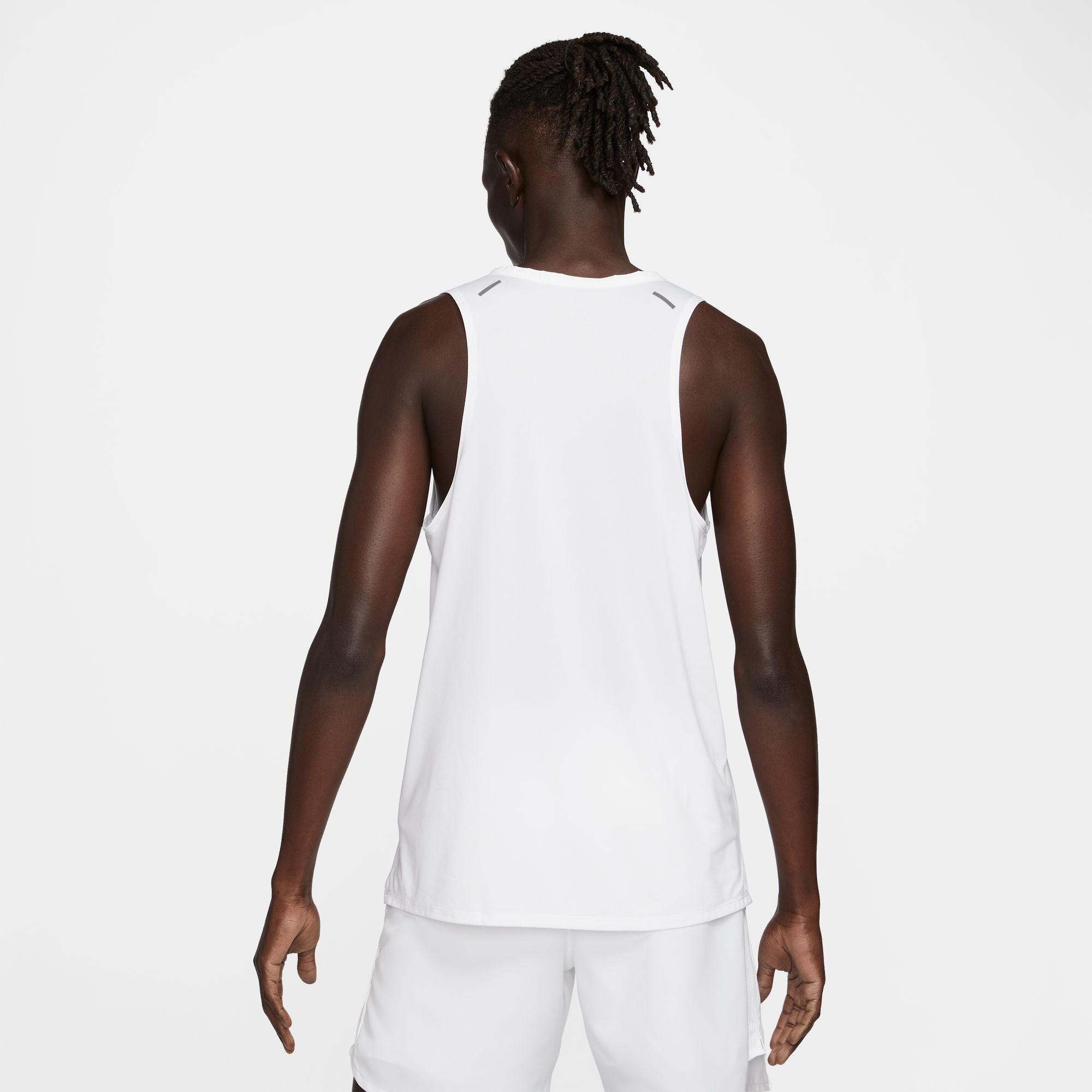 NIKE DRI-FIT RISE 365 MEN'S RUNNING TANK WHITE/REFLECTIVE SILV – Park ...