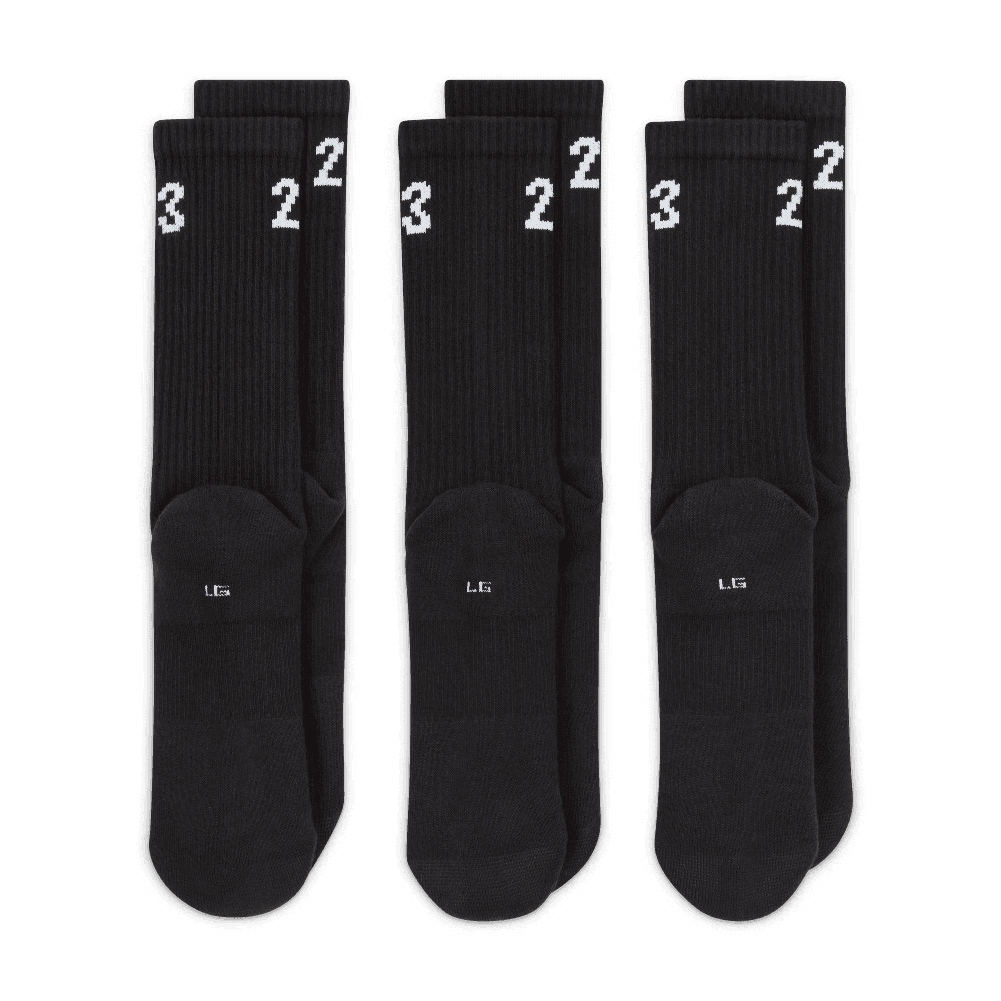 JORDAN ESSENTIALS CREW SOCKS (3 PAIRS )