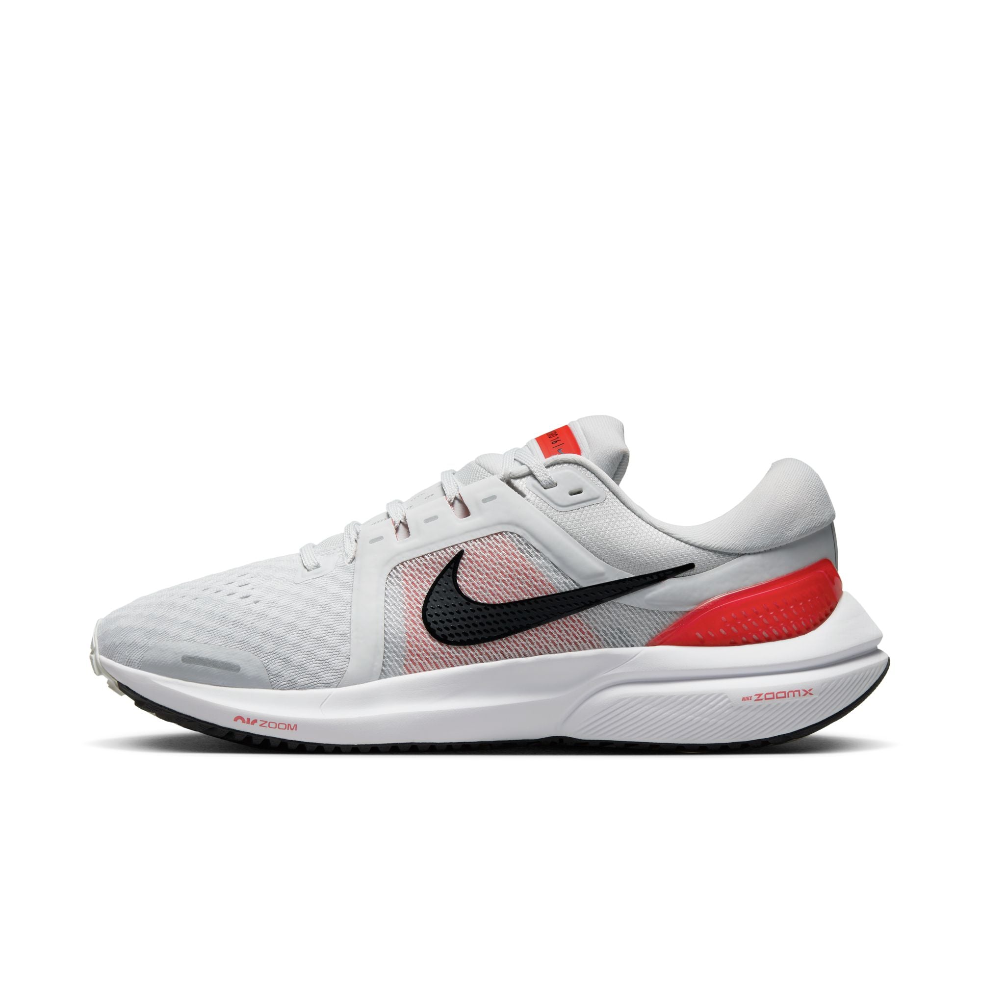 NIKE VOMERO 16 MEN'S ROAD RUNNING SHOES PHOTON DUST/BLACK-LT CRIMSON ...