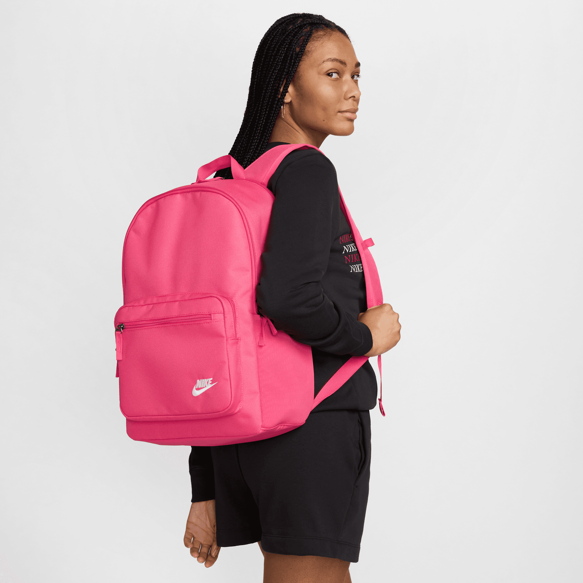 NIKE HERITAGE EUGENE BACKPACK 23L ASTER PINK ASTER PINK WHITE Park Access