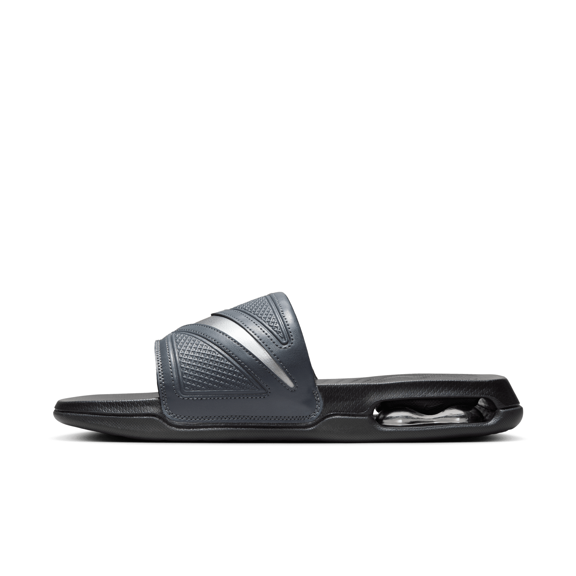 Grey nike slides shop