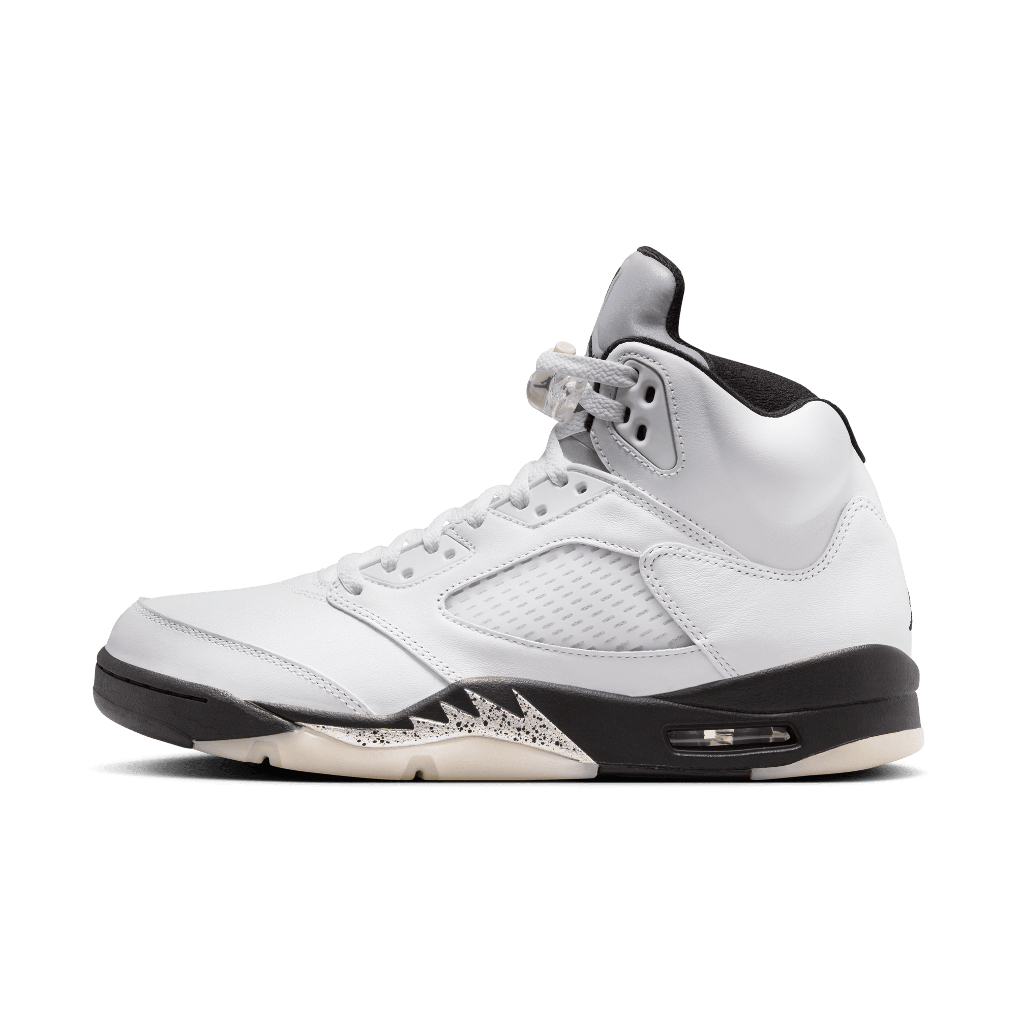 AIR JORDAN 5 RETRO "WHITE AND BLACK" MEN'S SHOES