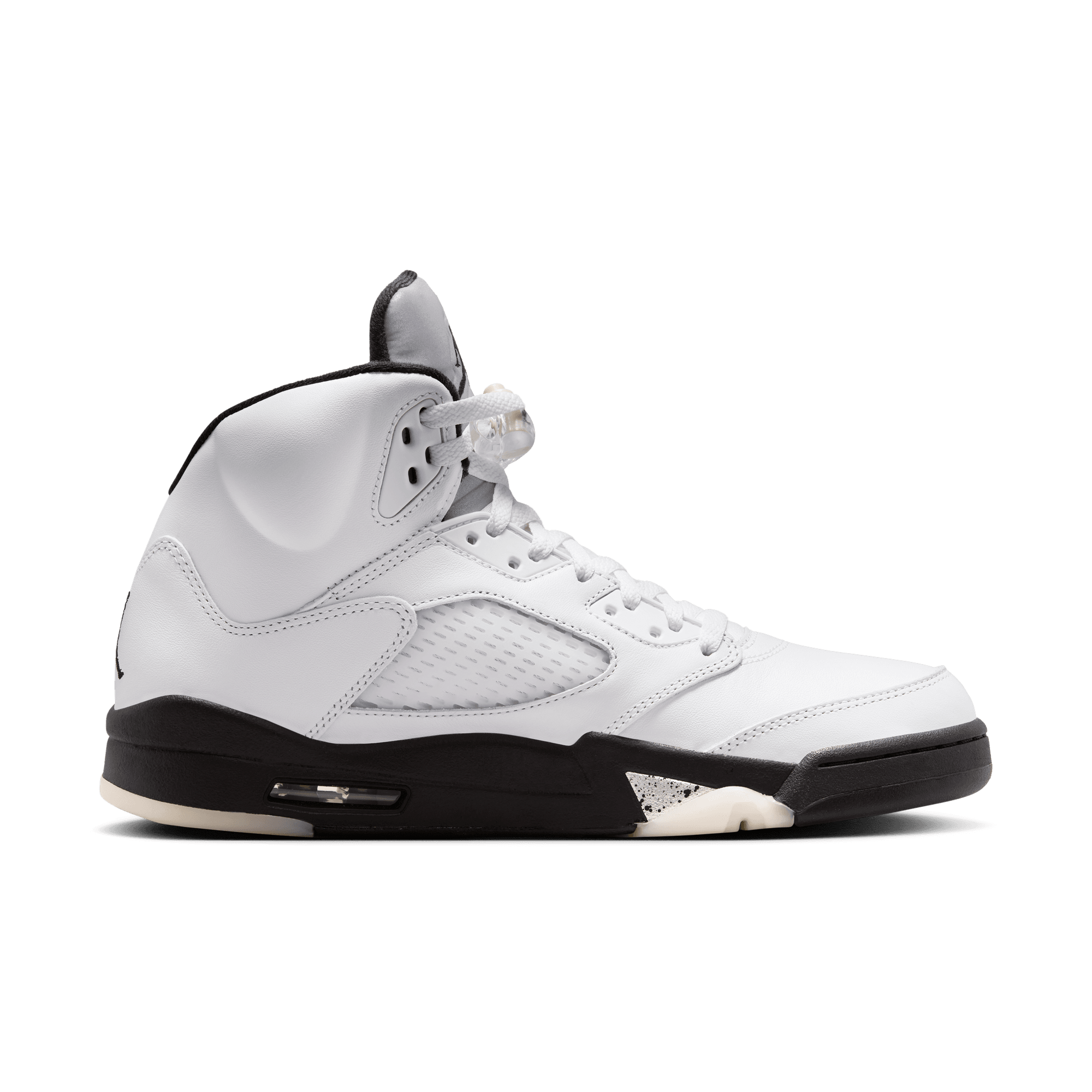 AIR JORDAN 5 RETRO "WHITE AND BLACK" MEN'S SHOES