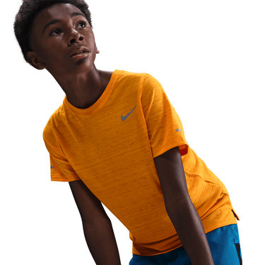 NIKE DRI-FIT MILER BIG KIDS' (BOYS') TRAINING TOP