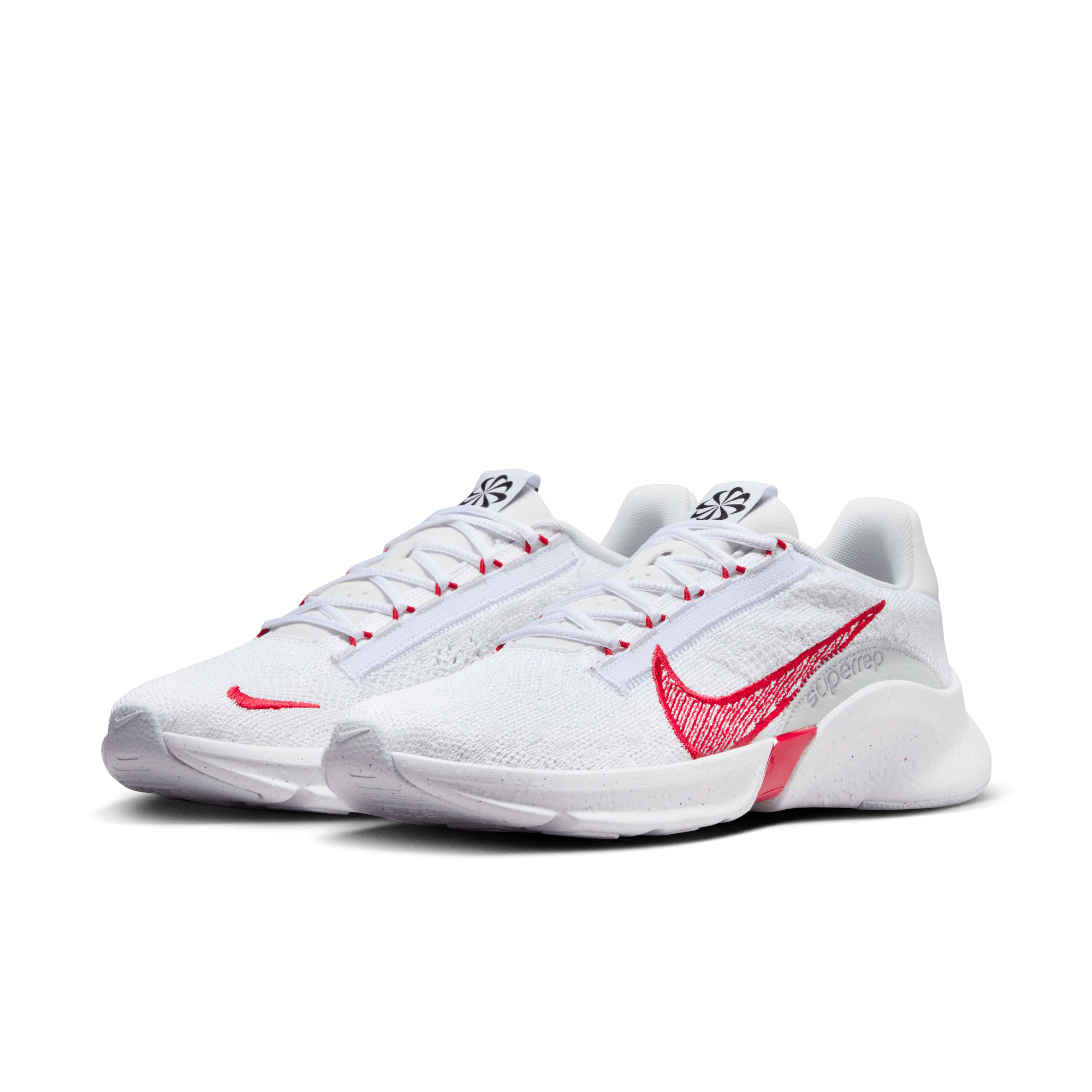 Red nike sales workout shoes