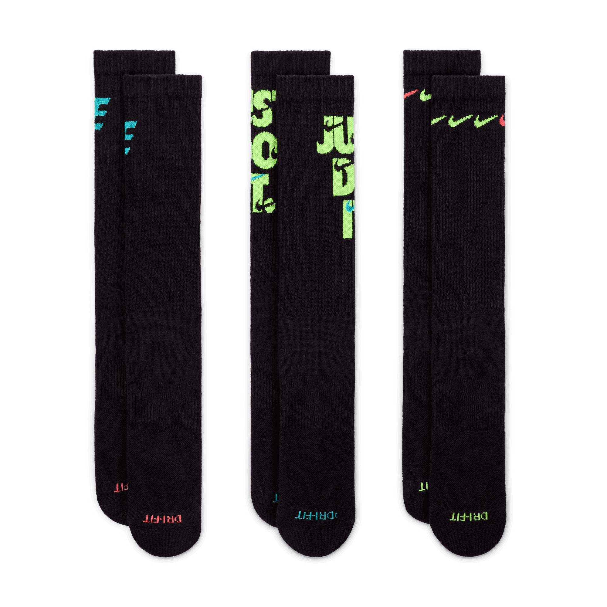 NIKE EVERYDAY PLUS CUSHIONED CREW SOCKS (3 PAIRS)