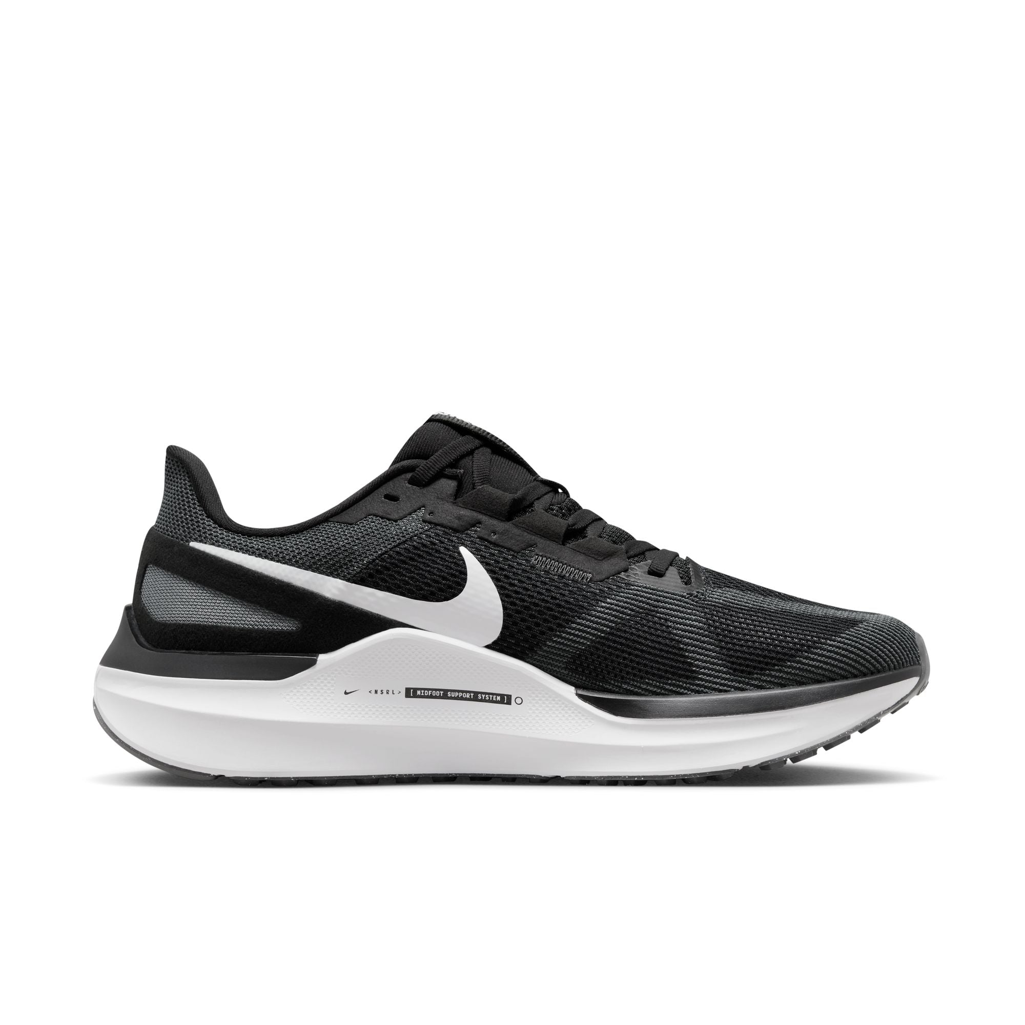 NIKE STRUCTURE 25 MEN'S ROAD RUNNING SHOES BLACK/WHITE-IRON GREY – Park ...