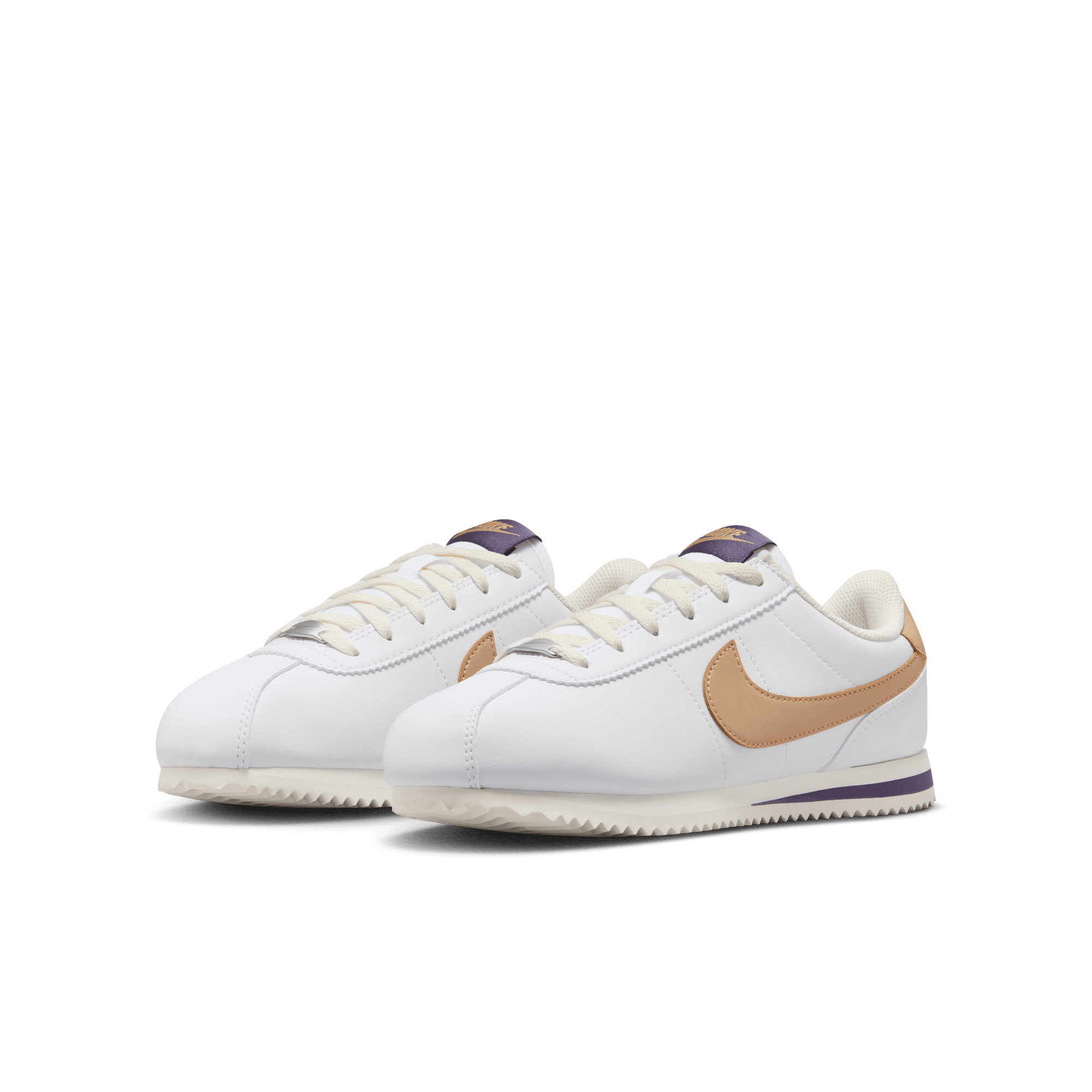 Nike cortez gold swoosh online