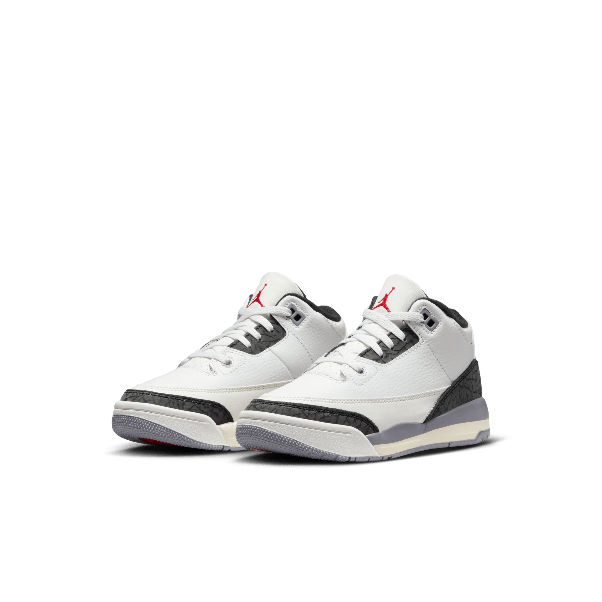 JORDAN 3 RETRO "CEMENT GREY" LITTLE KIDS ' SHOES